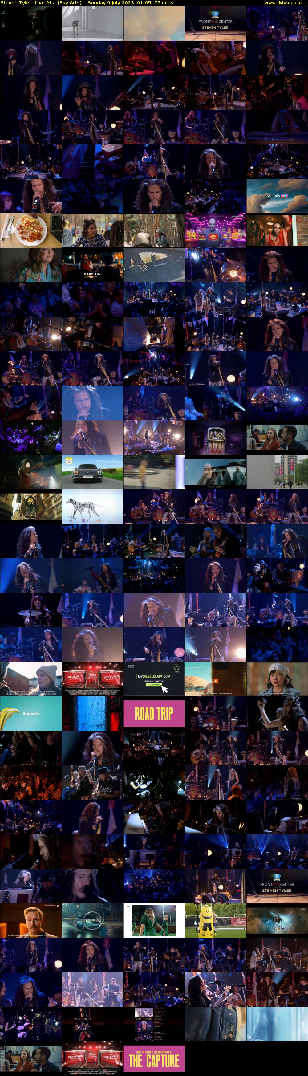 Steven Tyler: Live At... (Sky Arts) Sunday 9 July 2023 01:05 - 02:20