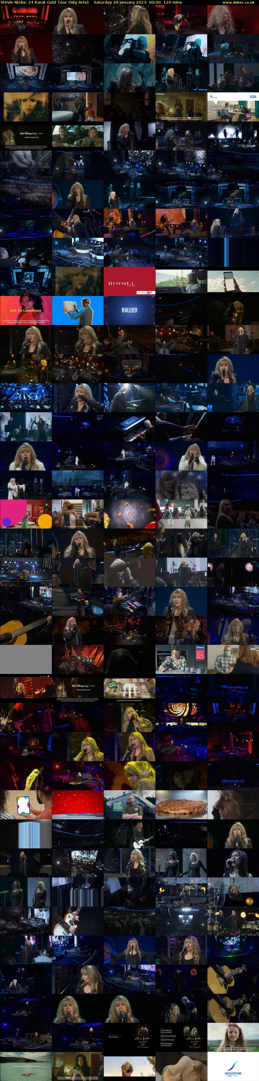 Stevie Nicks: 24 Karat Gold Tour (Sky Arts) Saturday 28 January 2023 00:00 - 02:00