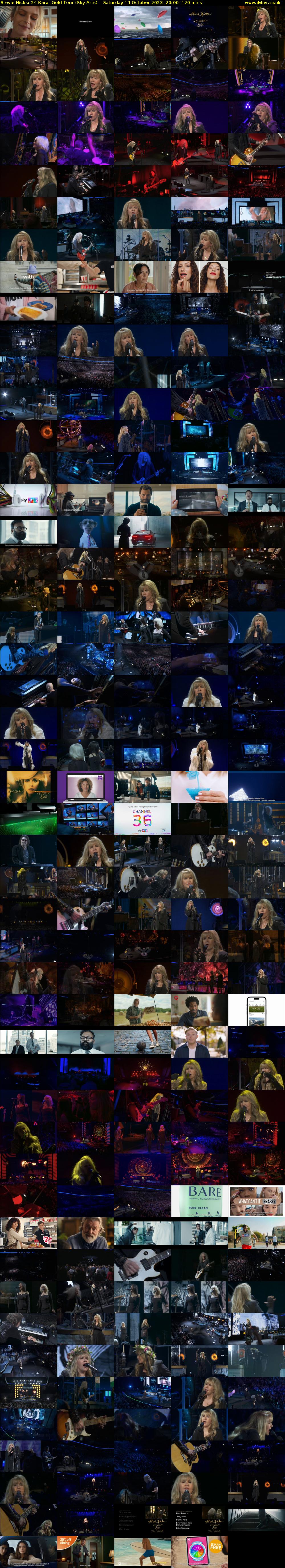 Stevie Nicks: 24 Karat Gold Tour (Sky Arts) Saturday 14 October 2023 20:00 - 22:00