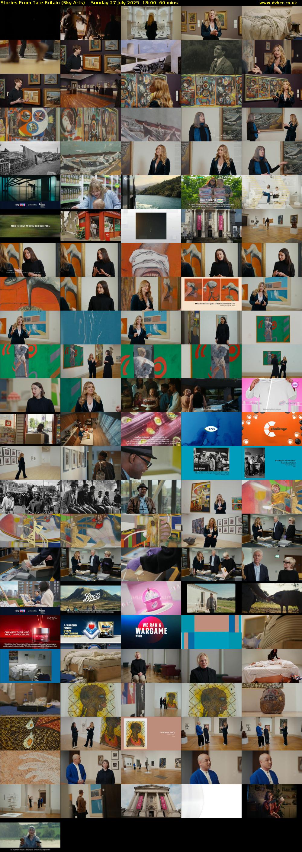 Stories From Tate Britain (Sky Arts) Sunday 27 July 2025 18:00 - 19:00