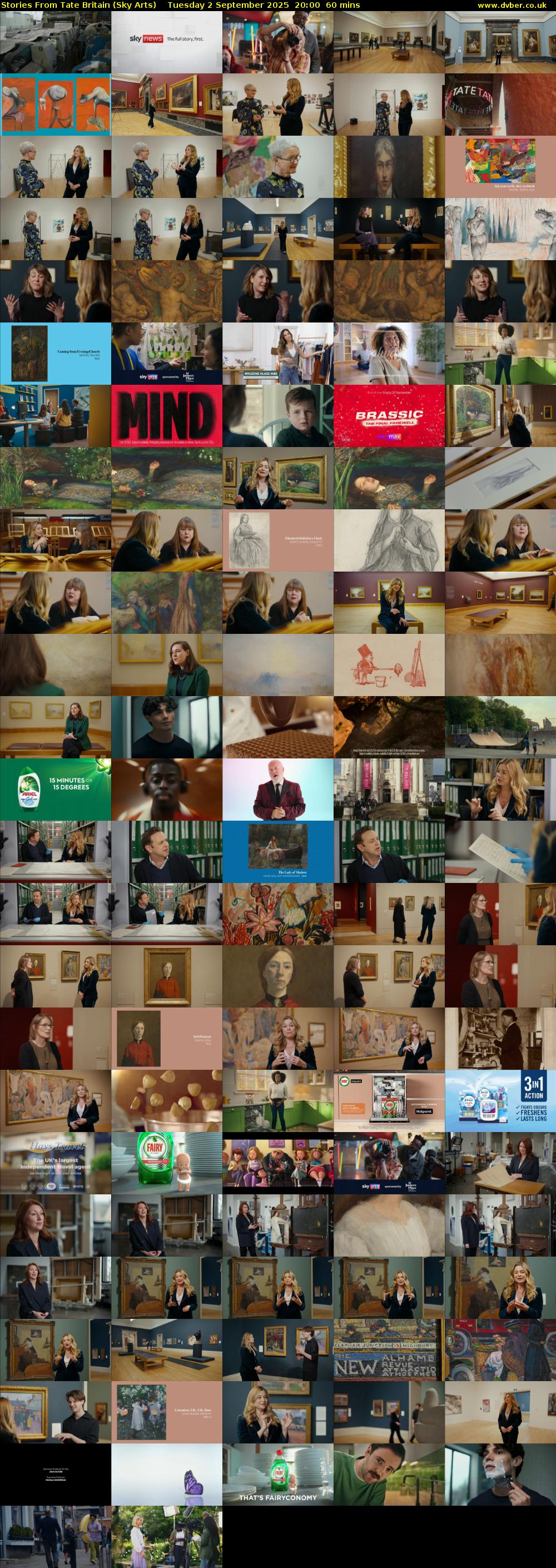 Stories From Tate Britain (Sky Arts) Tuesday 2 September 2025 20:00 - 21:00