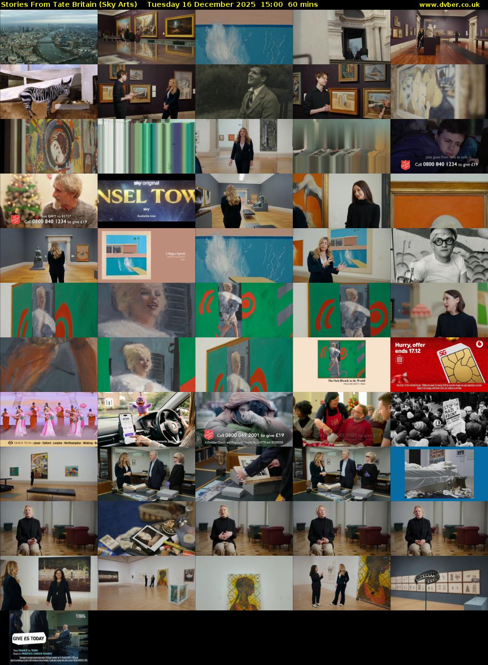 Stories From Tate Britain (Sky Arts) Tuesday 16 December 2025 15:00 - 16:00