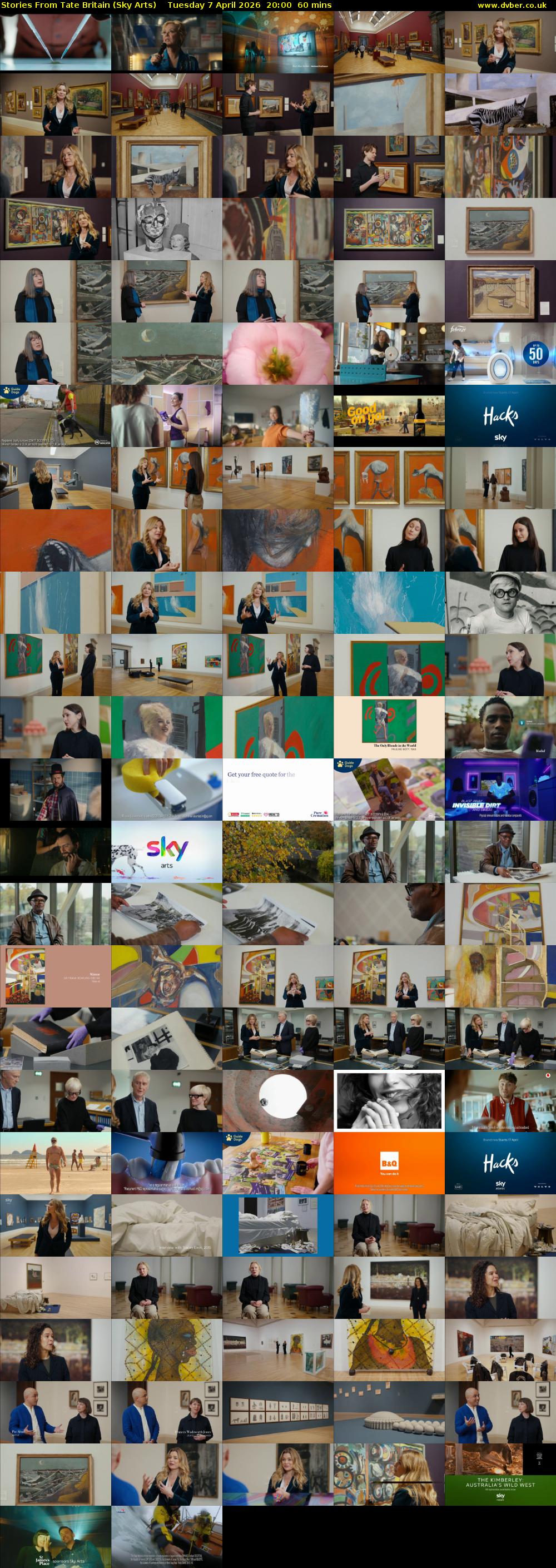 Stories From Tate Britain (Sky Arts) Tuesday 7 April 2026 20:00 - 21:00