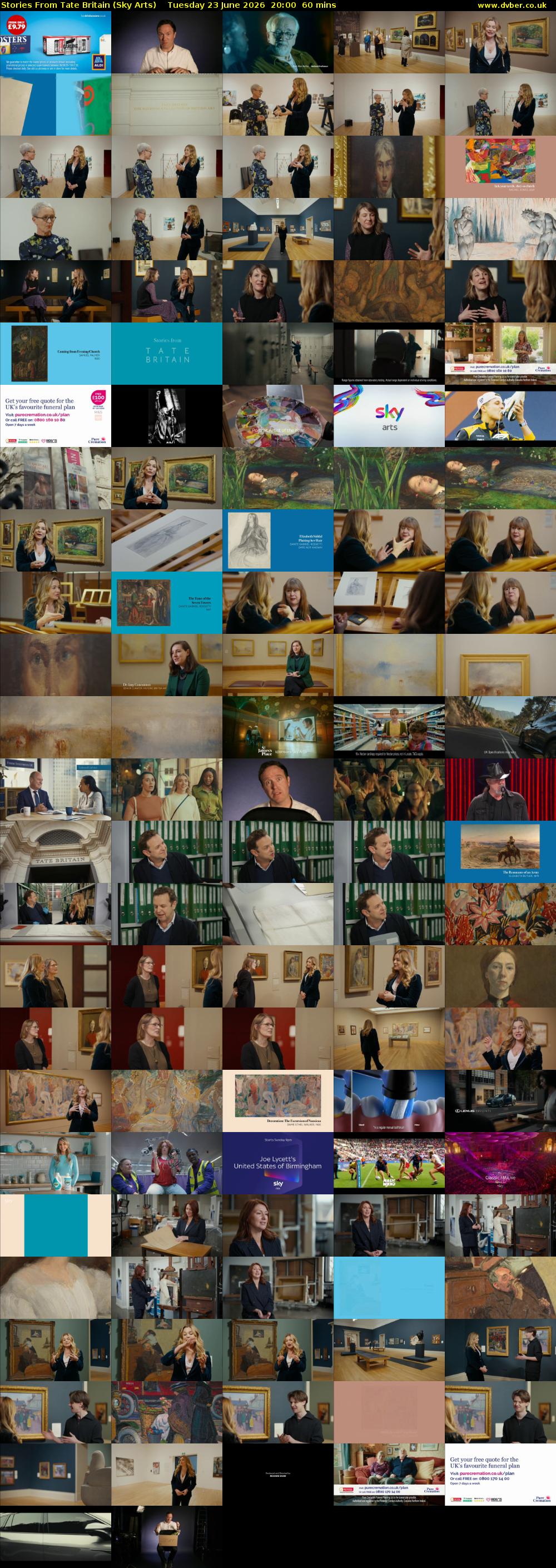Stories From Tate Britain (Sky Arts) Tuesday 23 June 2026 20:00 - 21:00