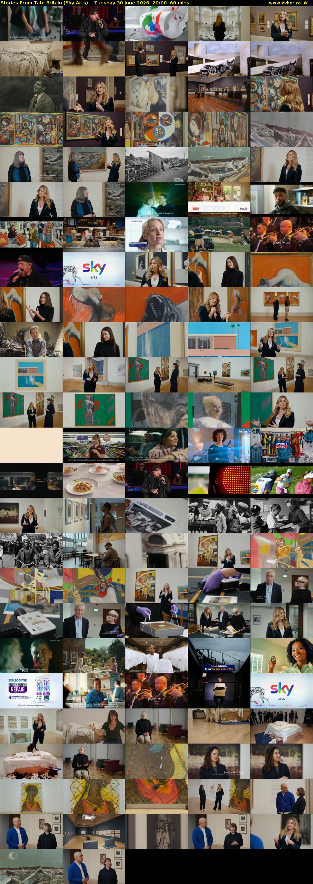 Stories From Tate Britain (Sky Arts) Tuesday 30 June 2026 20:00 - 21:00