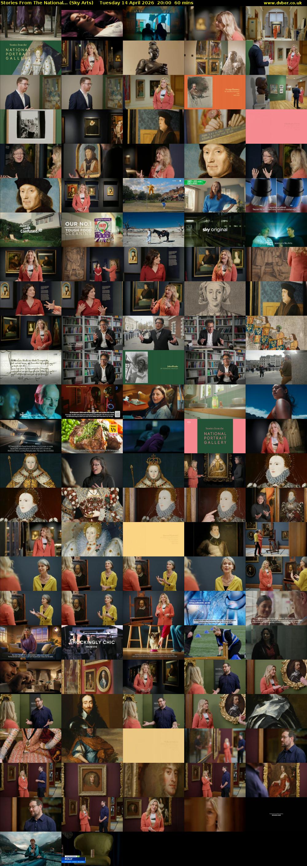 Stories From The National... (Sky Arts) Tuesday 14 April 2026 20:00 - 21:00
