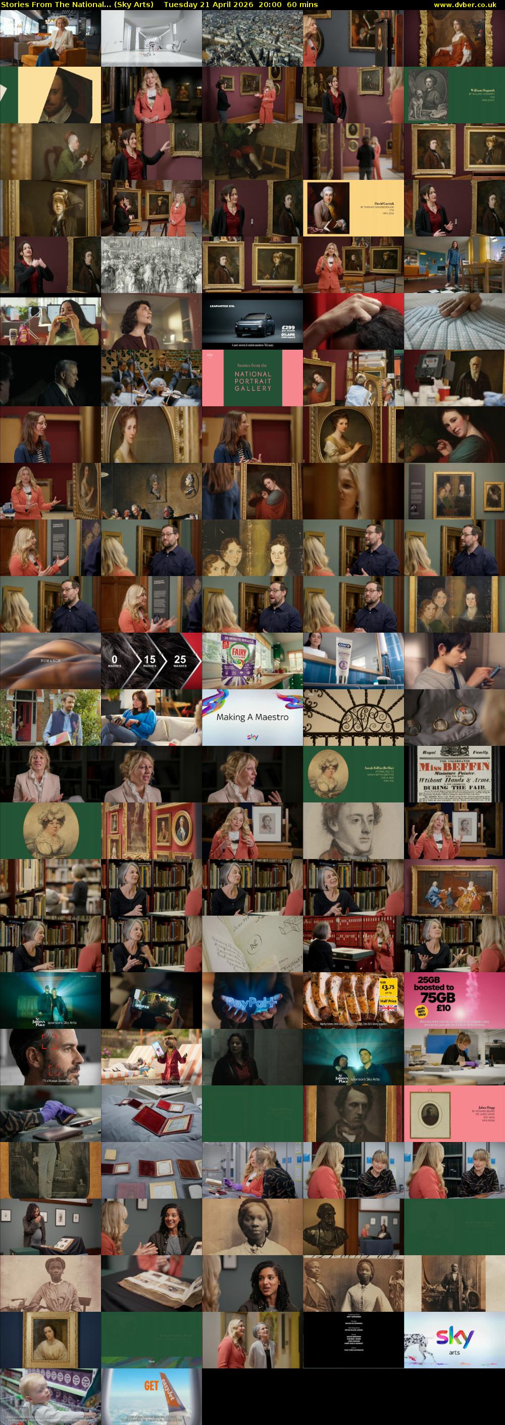 Stories From The National... (Sky Arts) Tuesday 21 April 2026 20:00 - 21:00