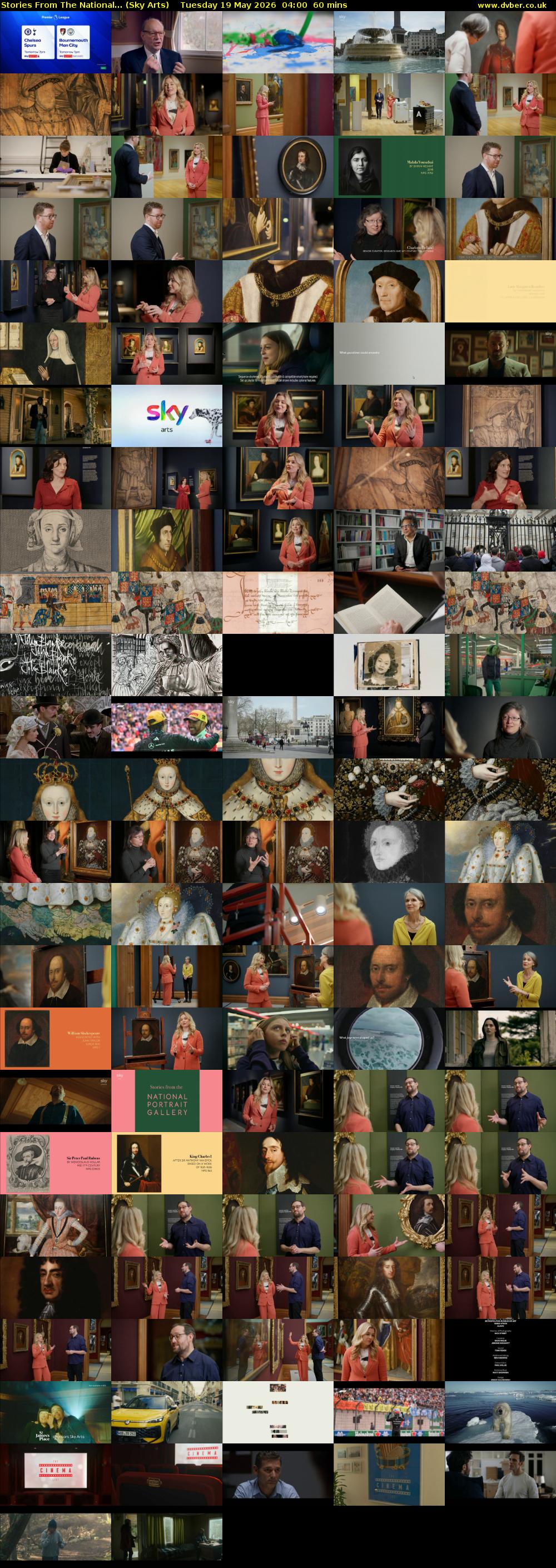 Stories From The National... (Sky Arts) Tuesday 19 May 2026 04:00 - 05:00