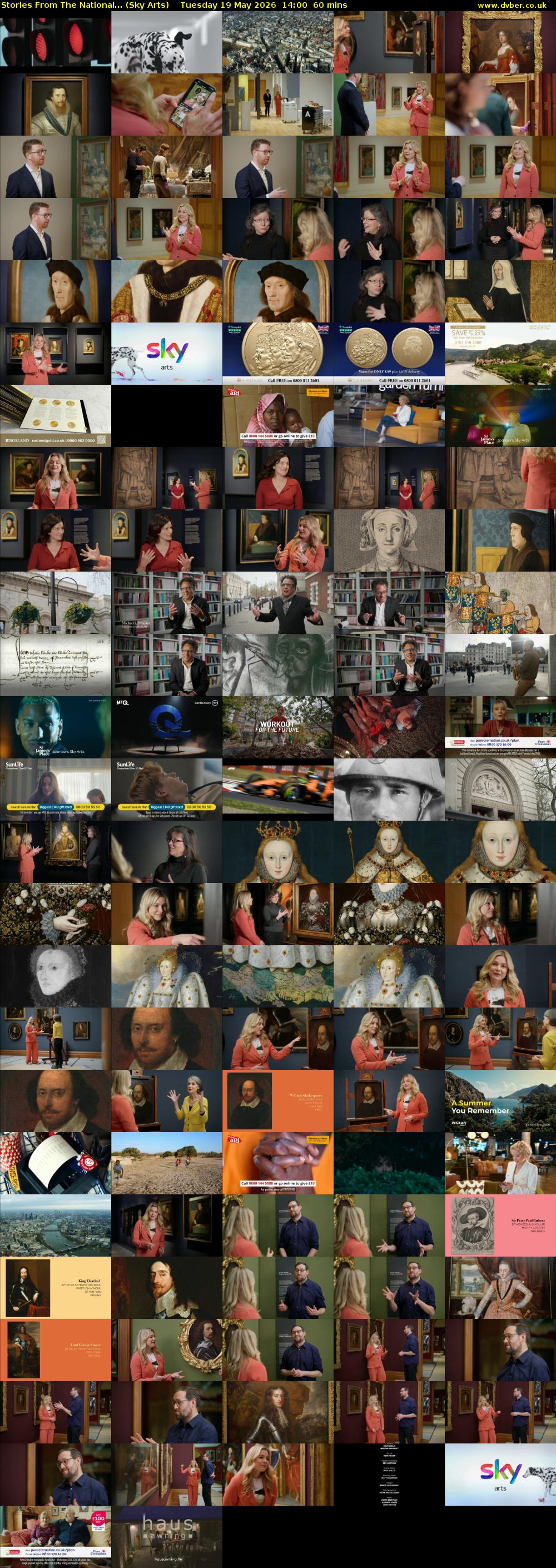 Stories From The National... (Sky Arts) Tuesday 19 May 2026 14:00 - 15:00