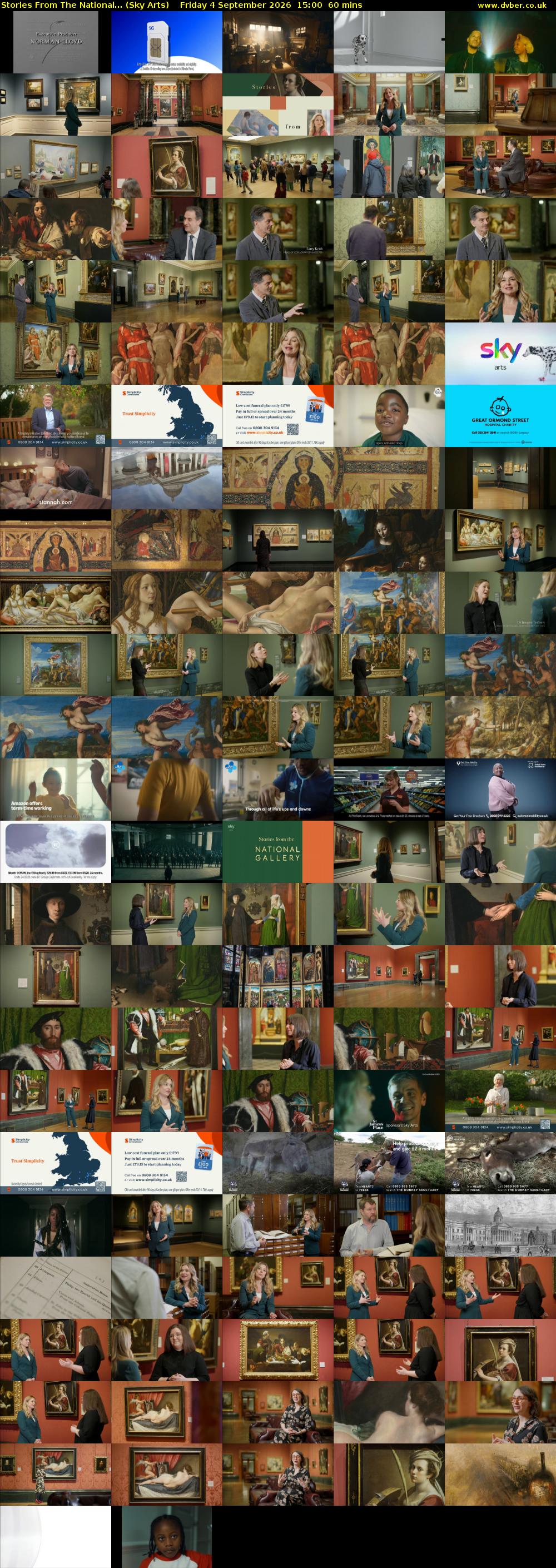 Stories From The National... (Sky Arts) Friday 4 September 2026 15:00 - 16:00