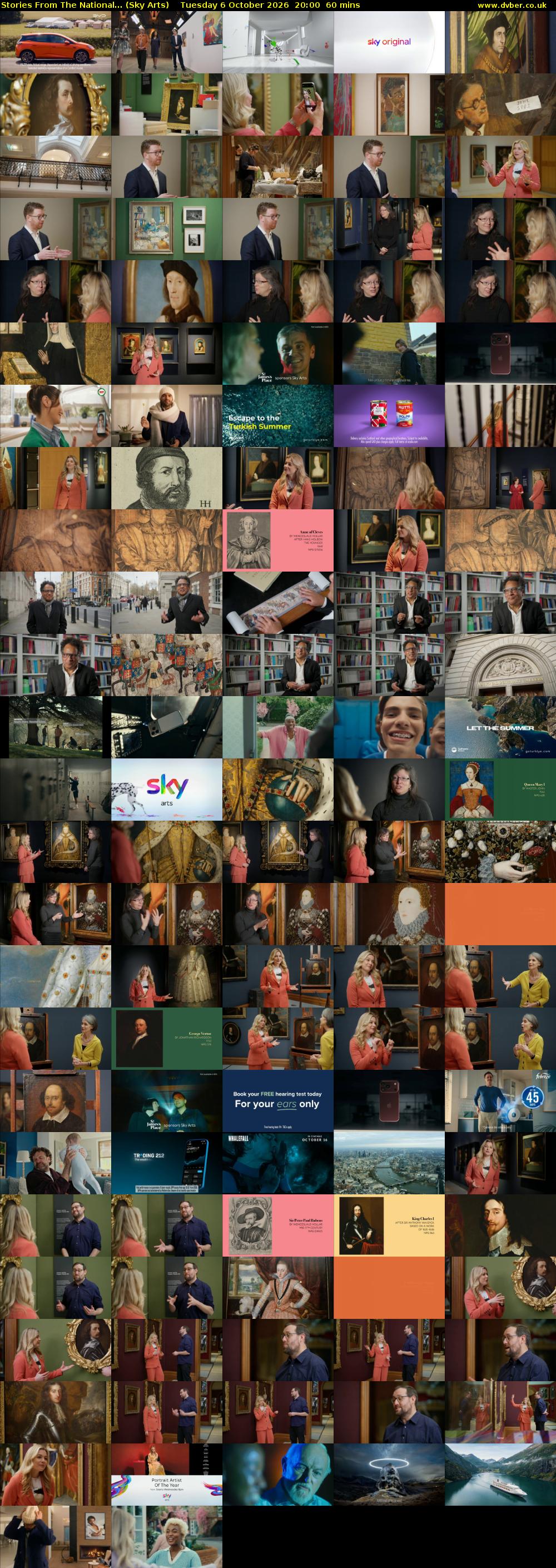 Stories From The National... (Sky Arts) Tuesday 6 October 2026 20:00 - 21:00