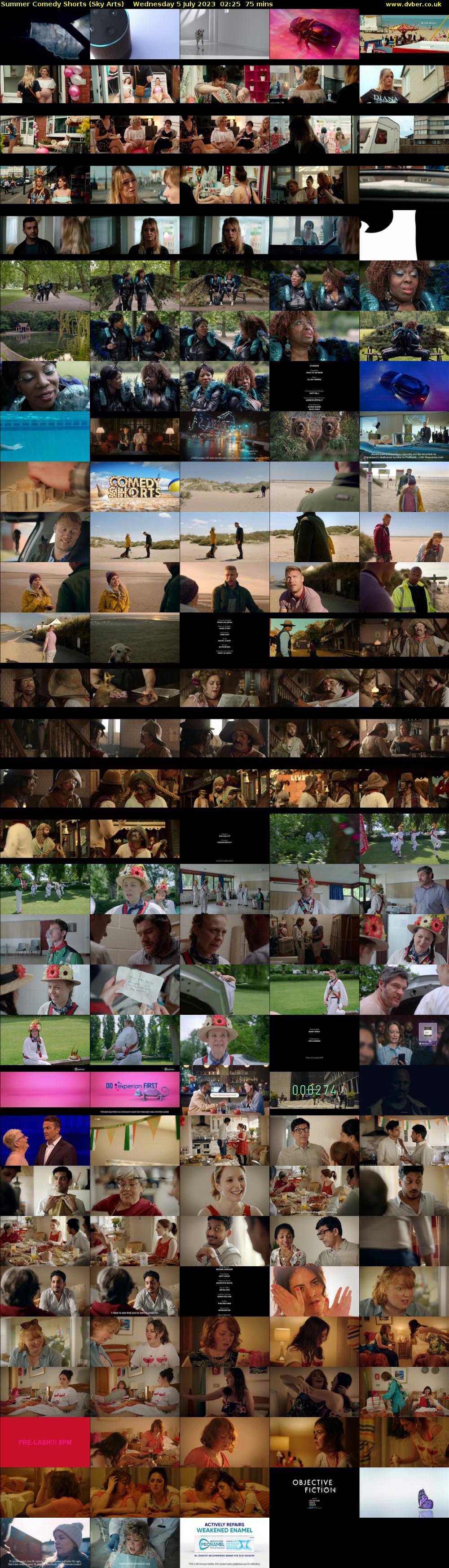 Summer Comedy Shorts (Sky Arts) Wednesday 5 July 2023 02:25 - 03:40