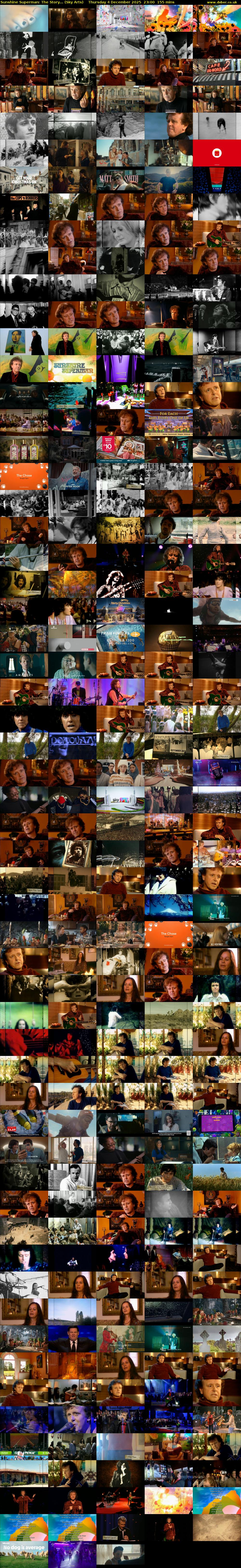 Sunshine Superman: The Story... (Sky Arts) Thursday 4 December 2025 23:00 - 01:35