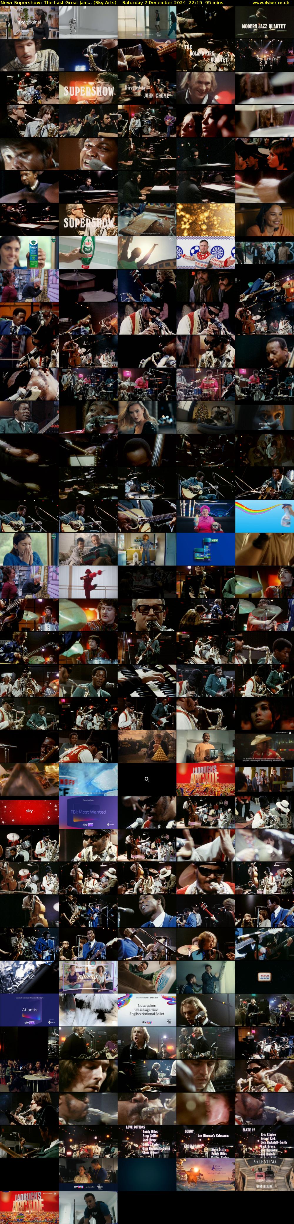 Supershow: The Last Great Jam... (Sky Arts) Saturday 7 December 2024 22:15 - 23:50
