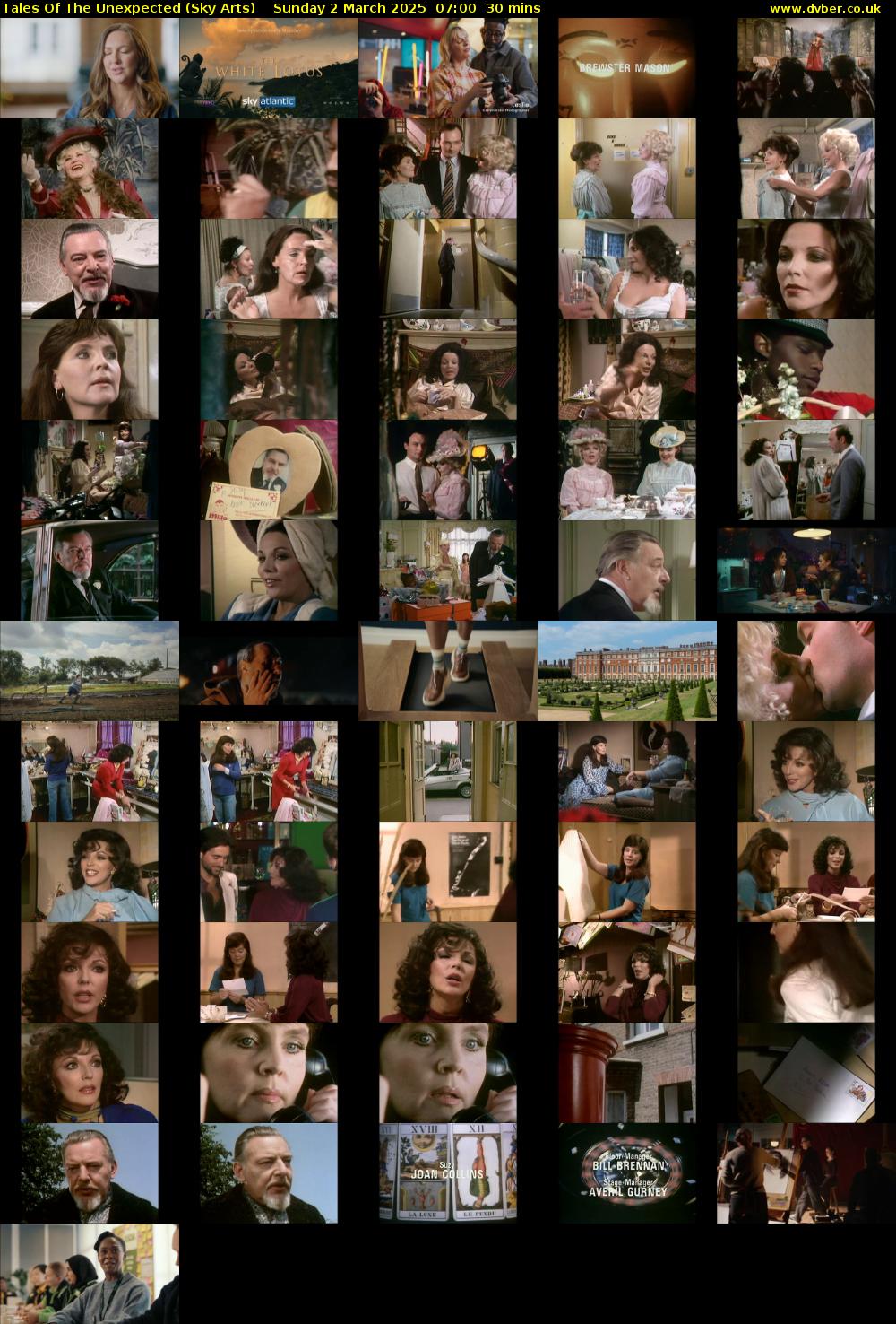 Tales Of The Unexpected (Sky Arts) Sunday 2 March 2025 07:00 - 07:30