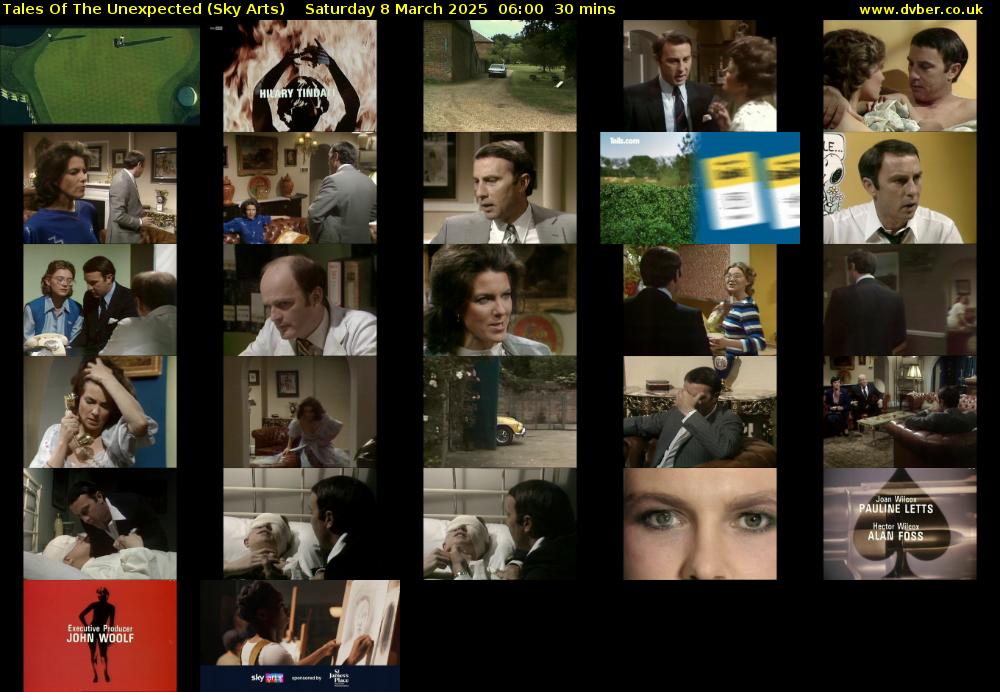 Tales Of The Unexpected (Sky Arts) Saturday 8 March 2025 06:00 - 06:30