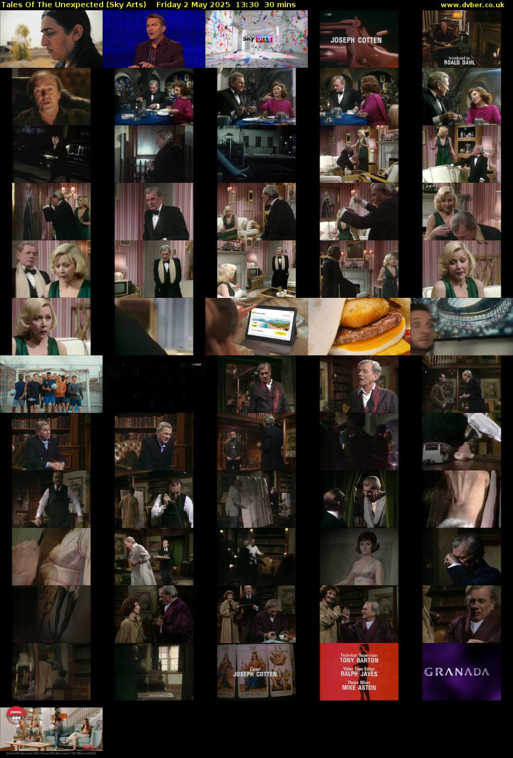 Tales Of The Unexpected (Sky Arts) Friday 2 May 2025 13:30 - 14:00