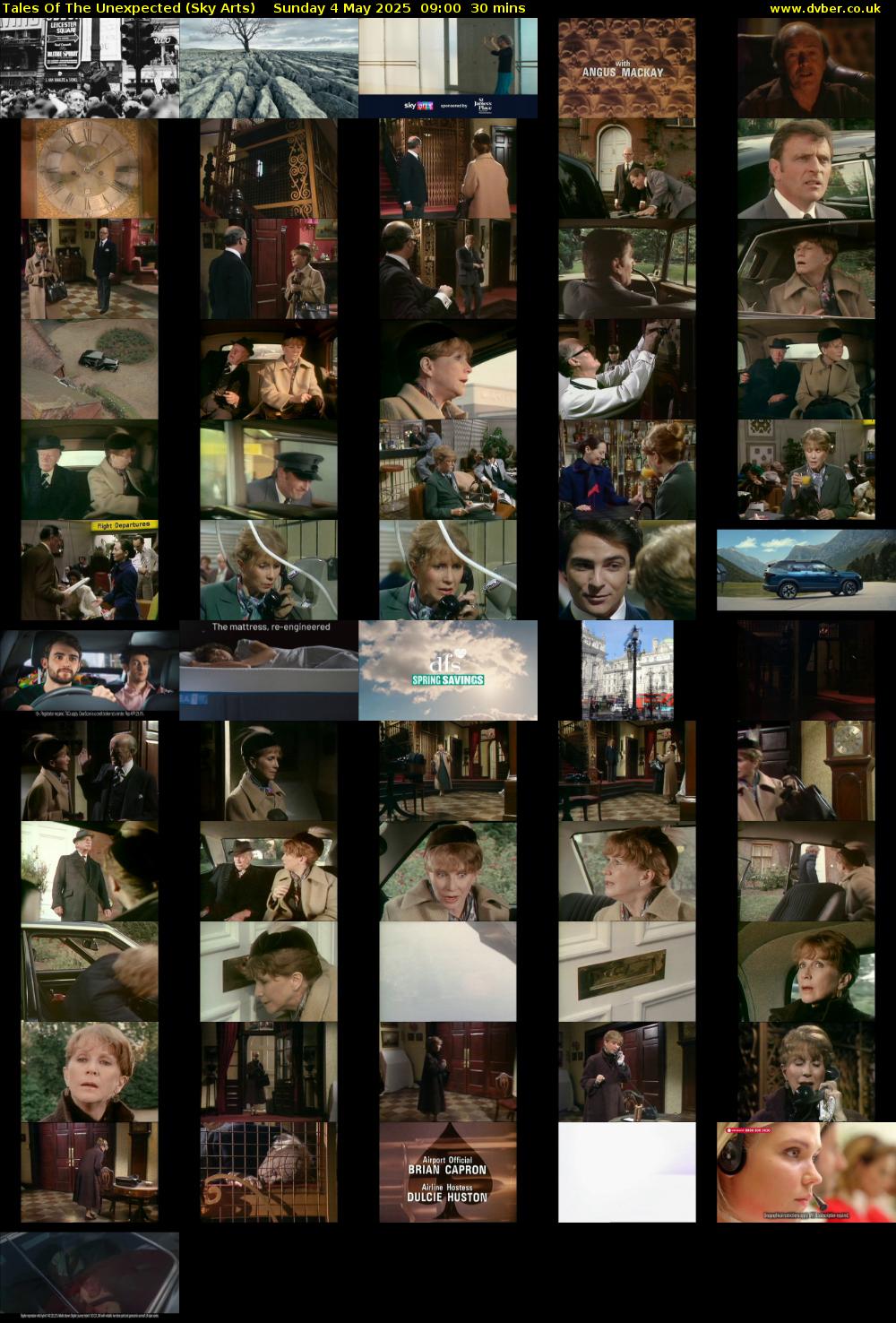 Tales Of The Unexpected (Sky Arts) Sunday 4 May 2025 09:00 - 09:30