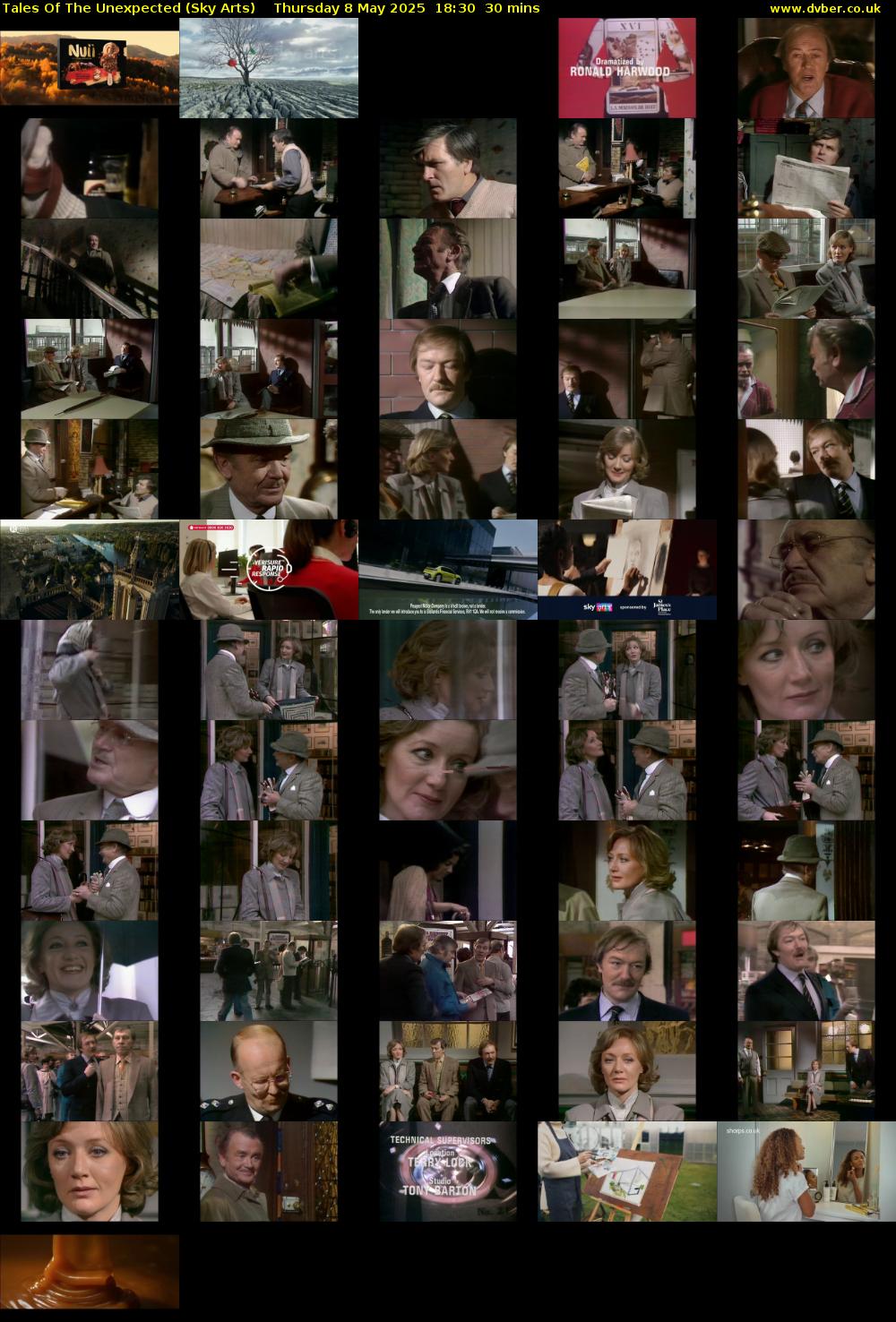 Tales Of The Unexpected (Sky Arts) Thursday 8 May 2025 18:30 - 19:00