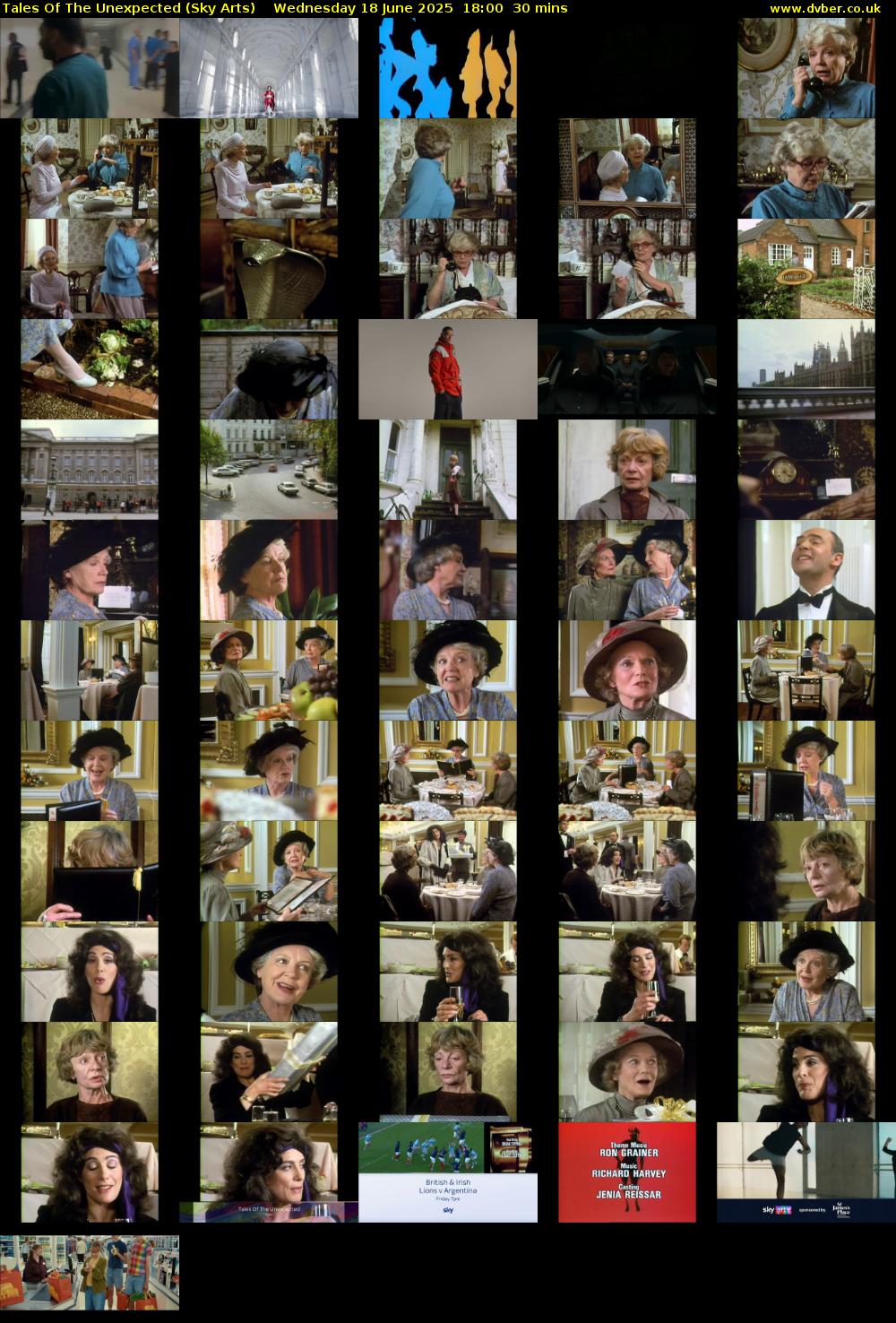 Tales Of The Unexpected (Sky Arts) Wednesday 18 June 2025 18:00 - 18:30