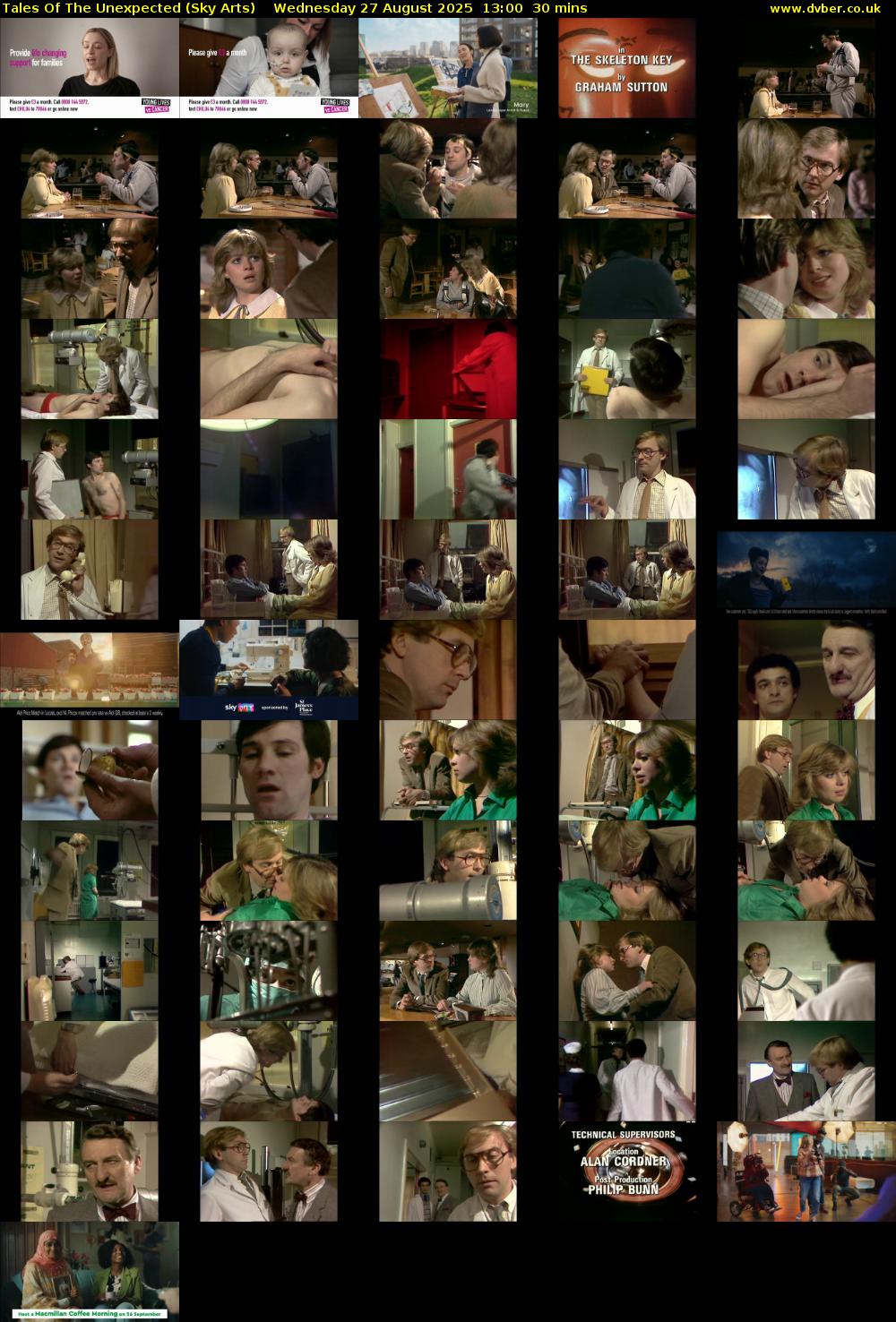 Tales Of The Unexpected (Sky Arts) Wednesday 27 August 2025 13:00 - 13:30