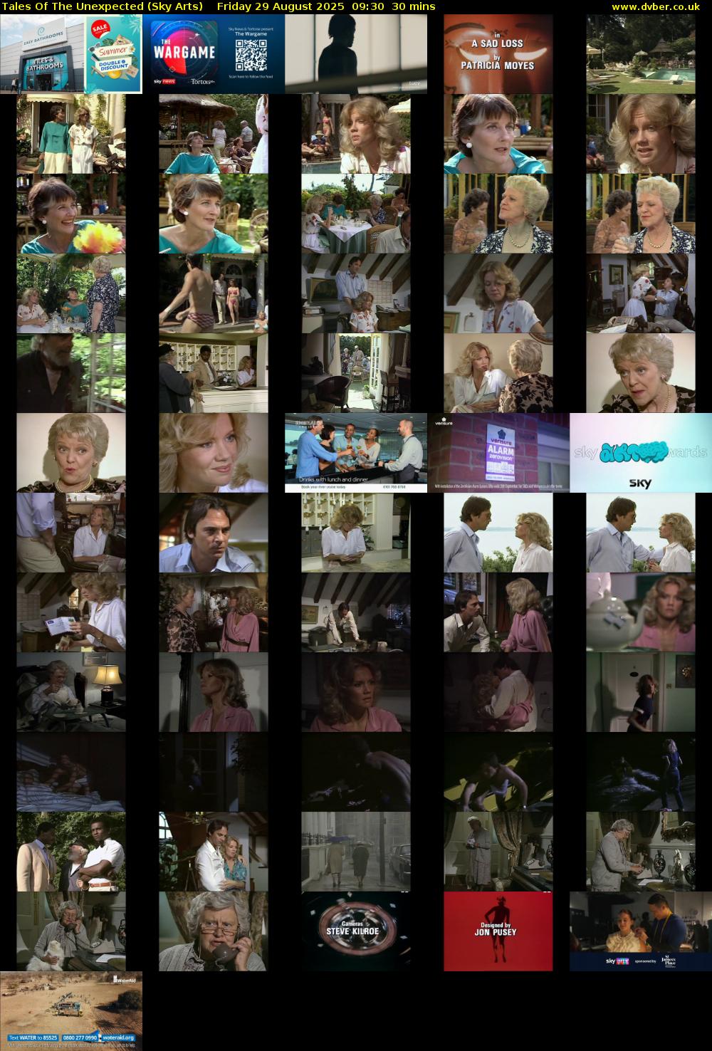 Tales Of The Unexpected (Sky Arts) Friday 29 August 2025 09:30 - 10:00