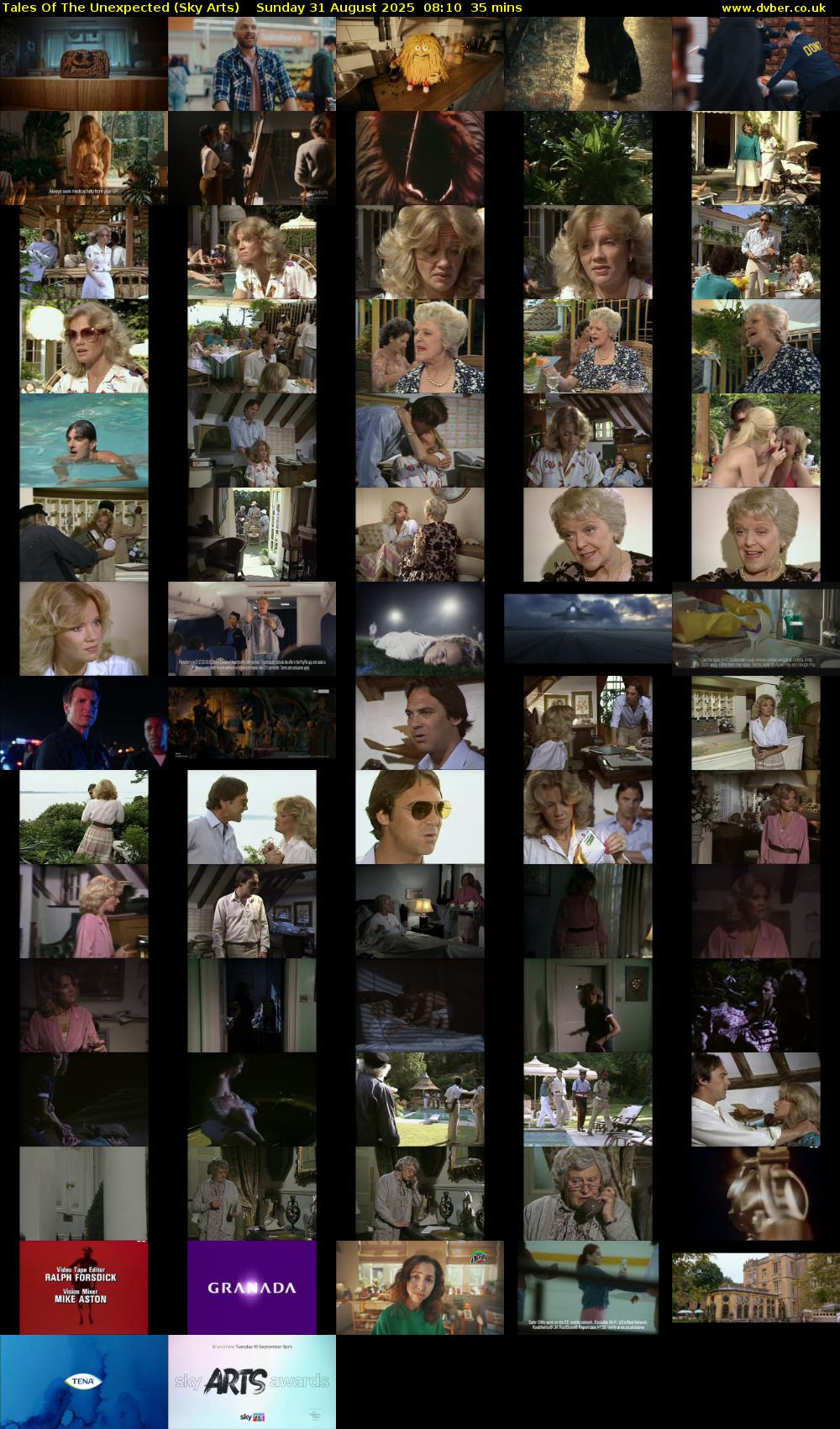 Tales Of The Unexpected (Sky Arts) Sunday 31 August 2025 08:10 - 08:45