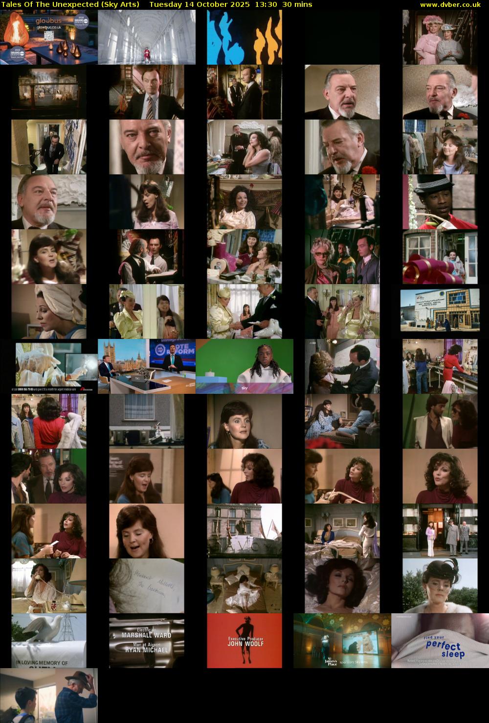 Tales Of The Unexpected (Sky Arts) Tuesday 14 October 2025 13:30 - 14:00