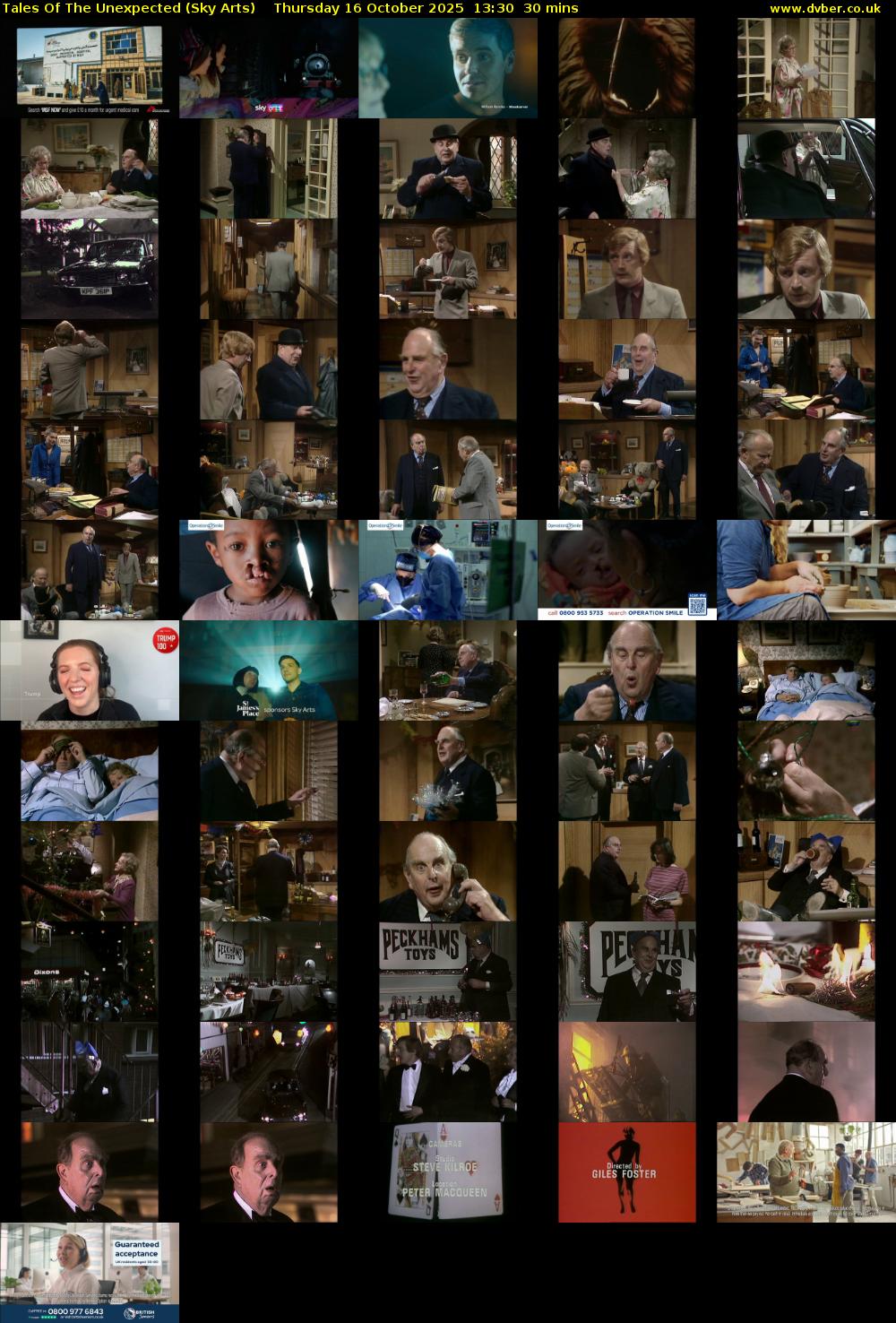 Tales Of The Unexpected (Sky Arts) Thursday 16 October 2025 13:30 - 14:00