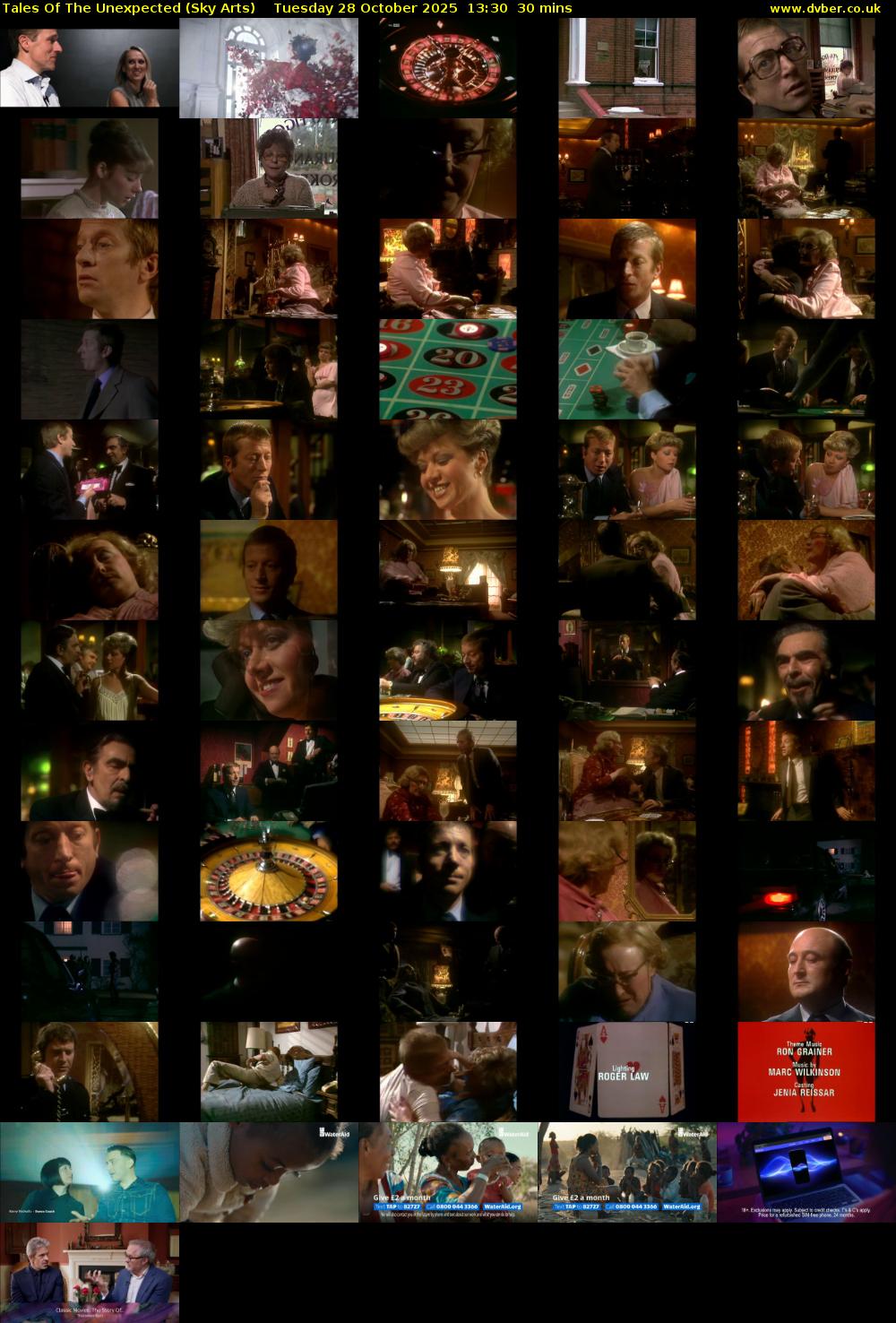 Tales Of The Unexpected (Sky Arts) Tuesday 28 October 2025 13:30 - 14:00