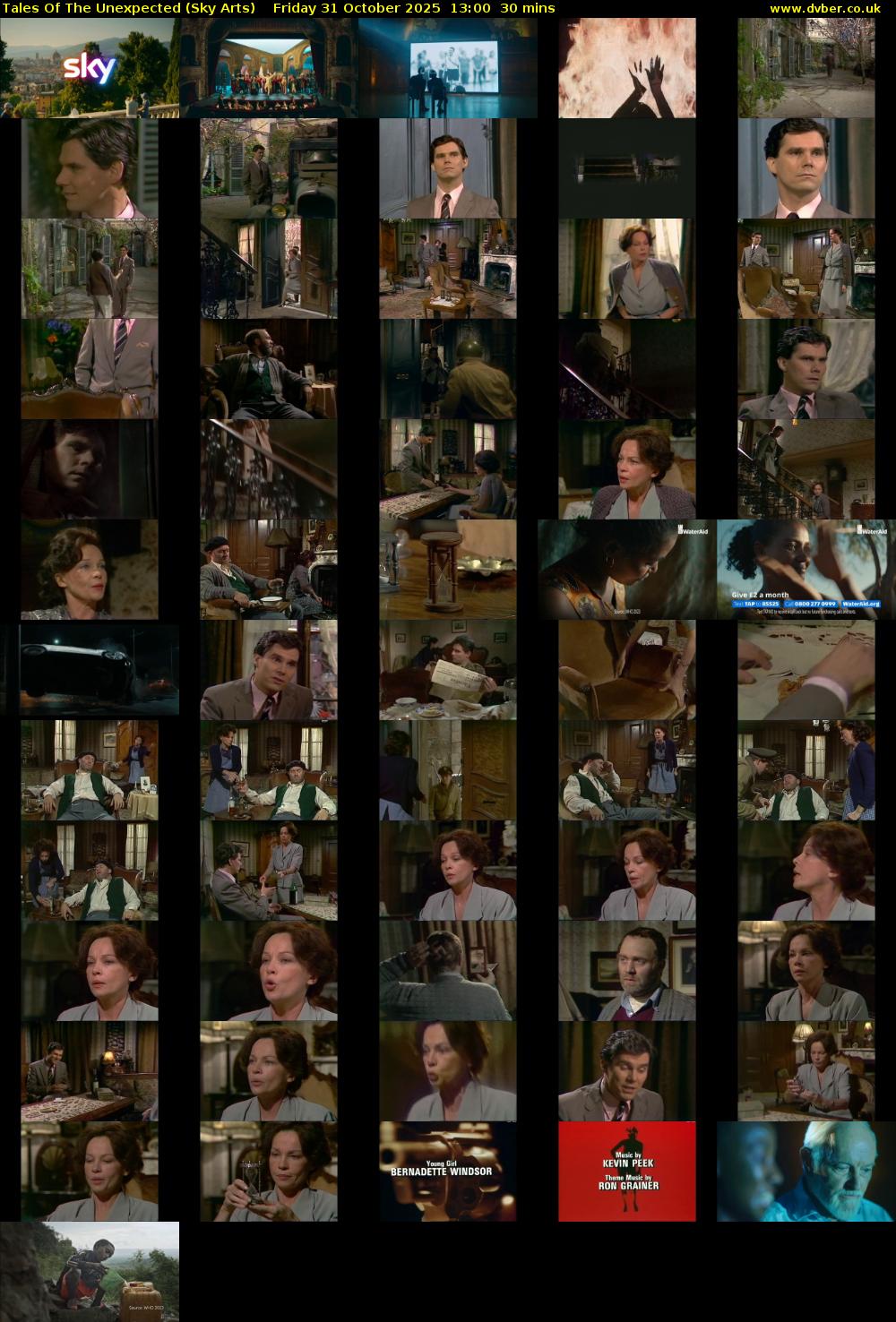 Tales Of The Unexpected (Sky Arts) Friday 31 October 2025 13:00 - 13:30