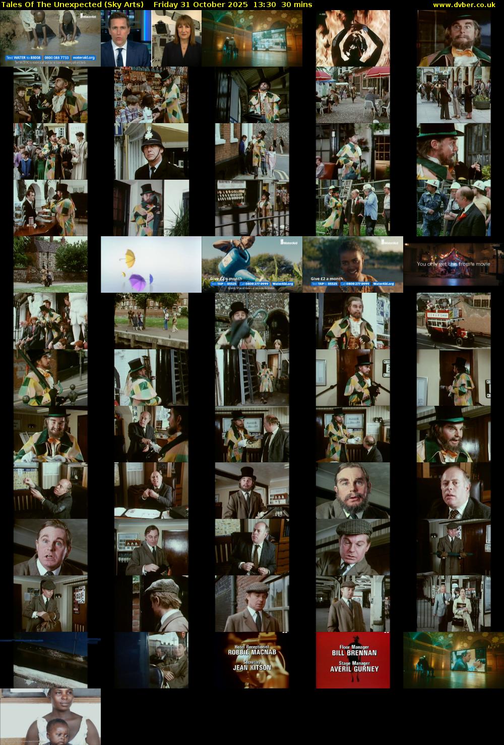 Tales Of The Unexpected (Sky Arts) Friday 31 October 2025 13:30 - 14:00