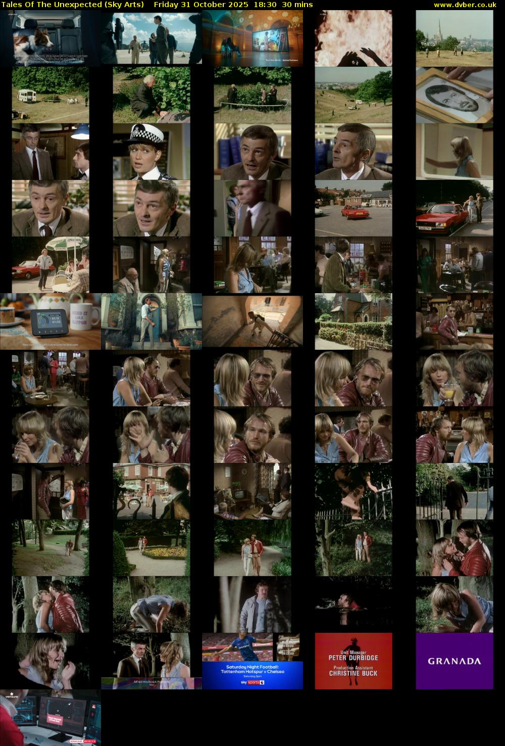 Tales Of The Unexpected (Sky Arts) Friday 31 October 2025 18:30 - 19:00