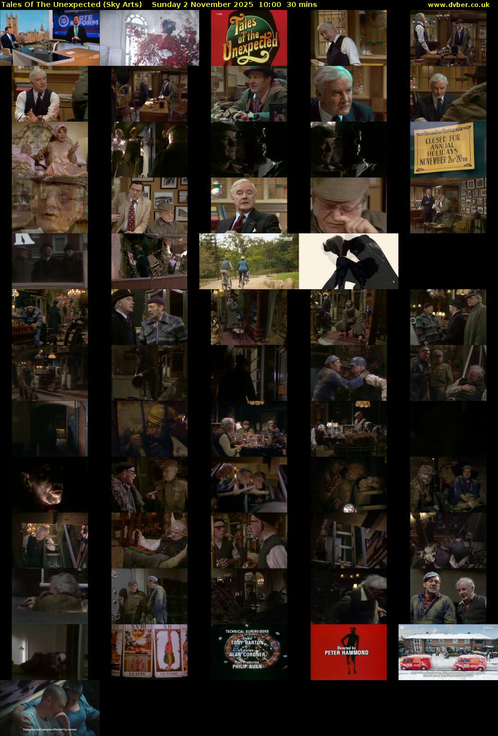 Tales Of The Unexpected (Sky Arts) Sunday 2 November 2025 10:00 - 10:30