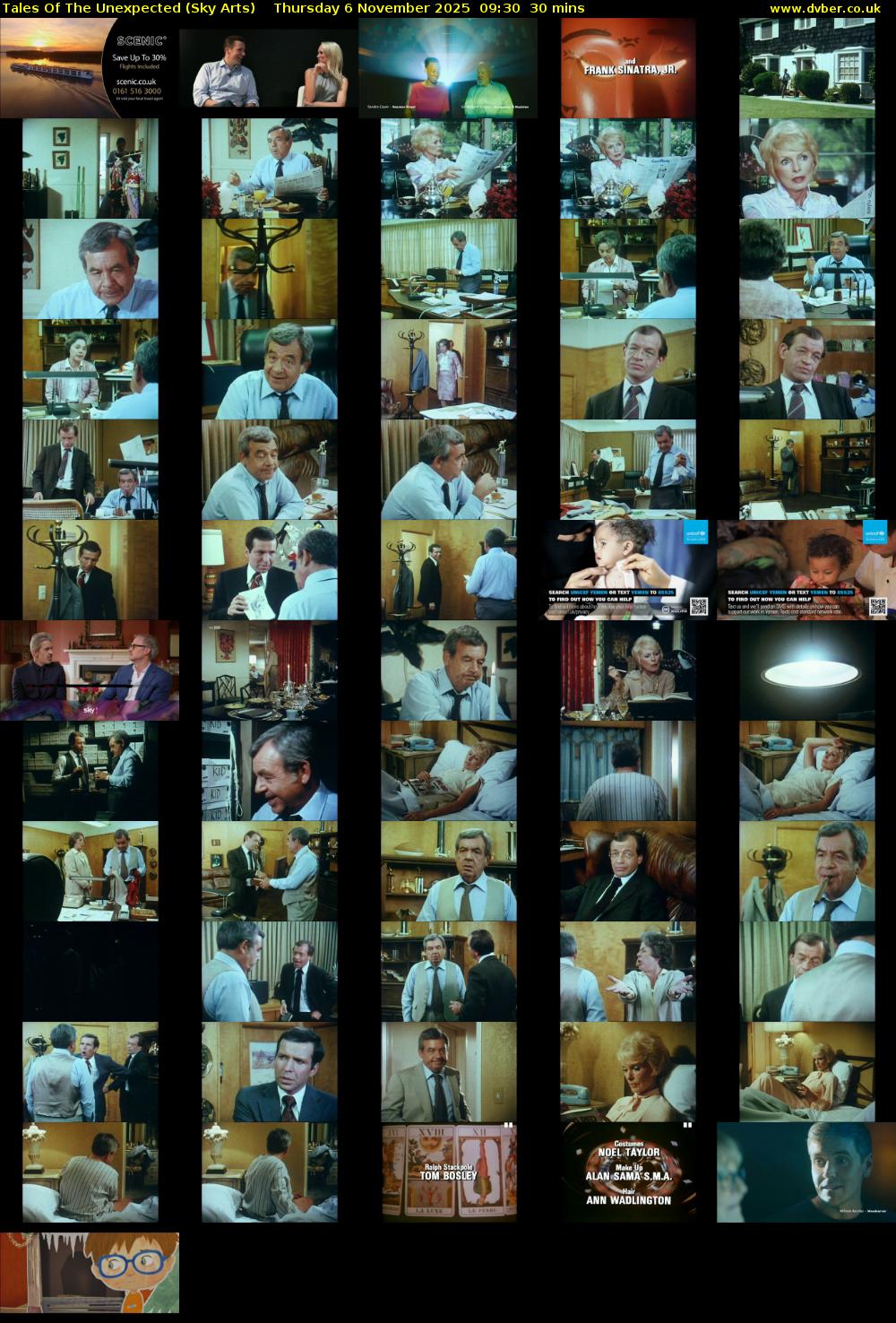 Tales Of The Unexpected (Sky Arts) Thursday 6 November 2025 09:30 - 10:00