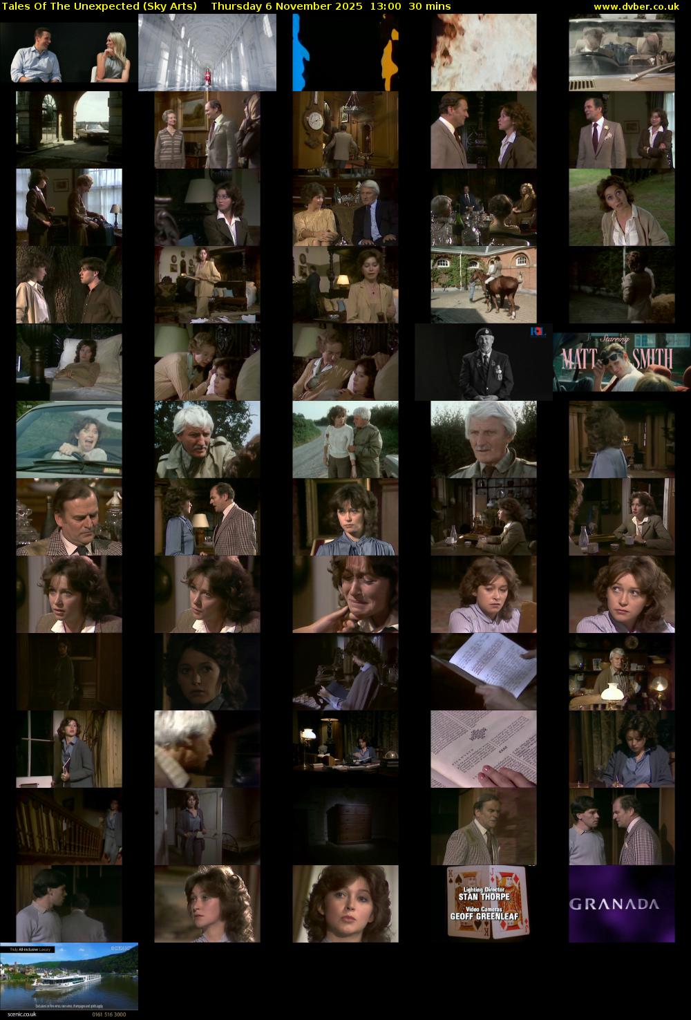 Tales Of The Unexpected (Sky Arts) Thursday 6 November 2025 13:00 - 13:30