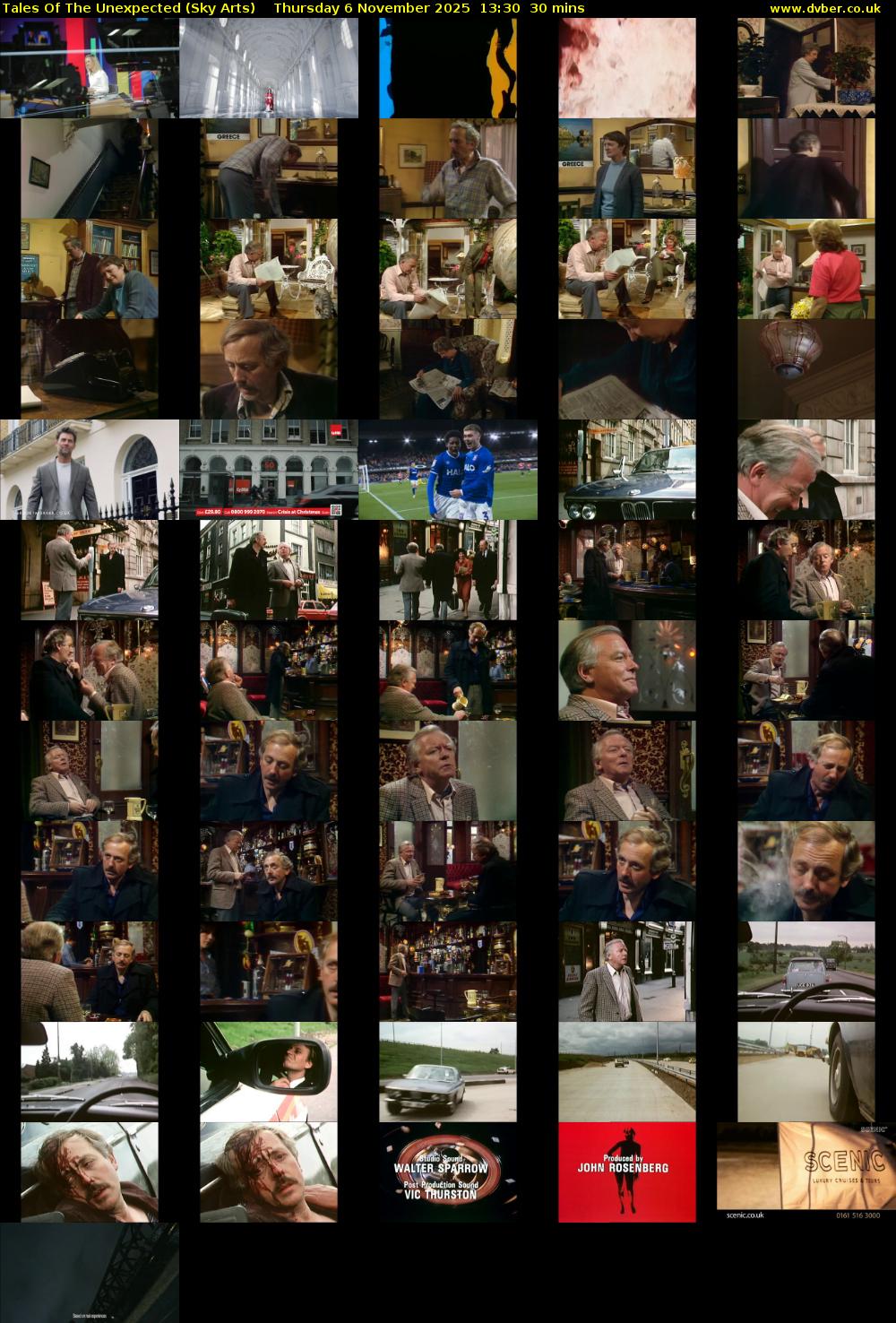Tales Of The Unexpected (Sky Arts) Thursday 6 November 2025 13:30 - 14:00