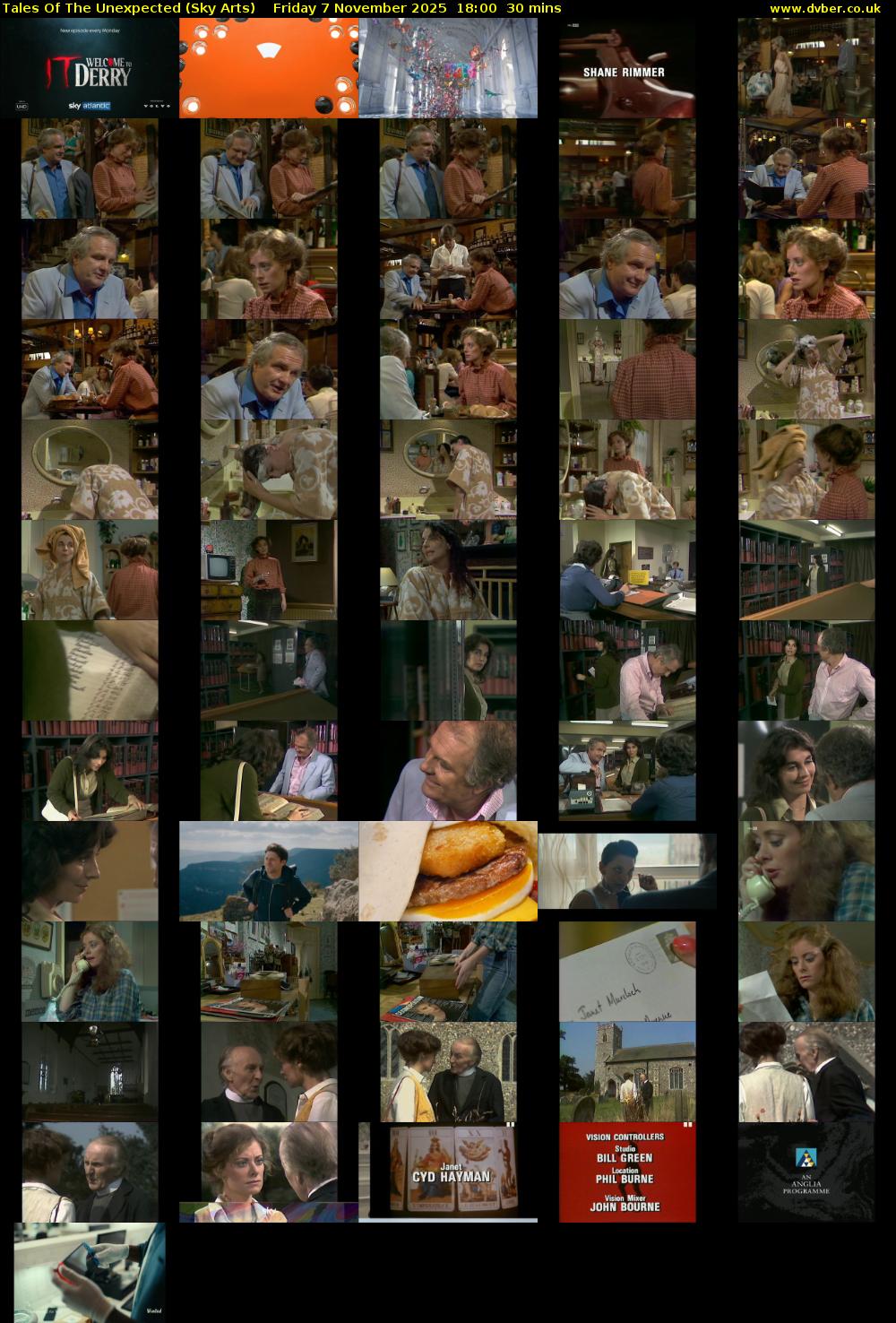 Tales Of The Unexpected (Sky Arts) Friday 7 November 2025 18:00 - 18:30