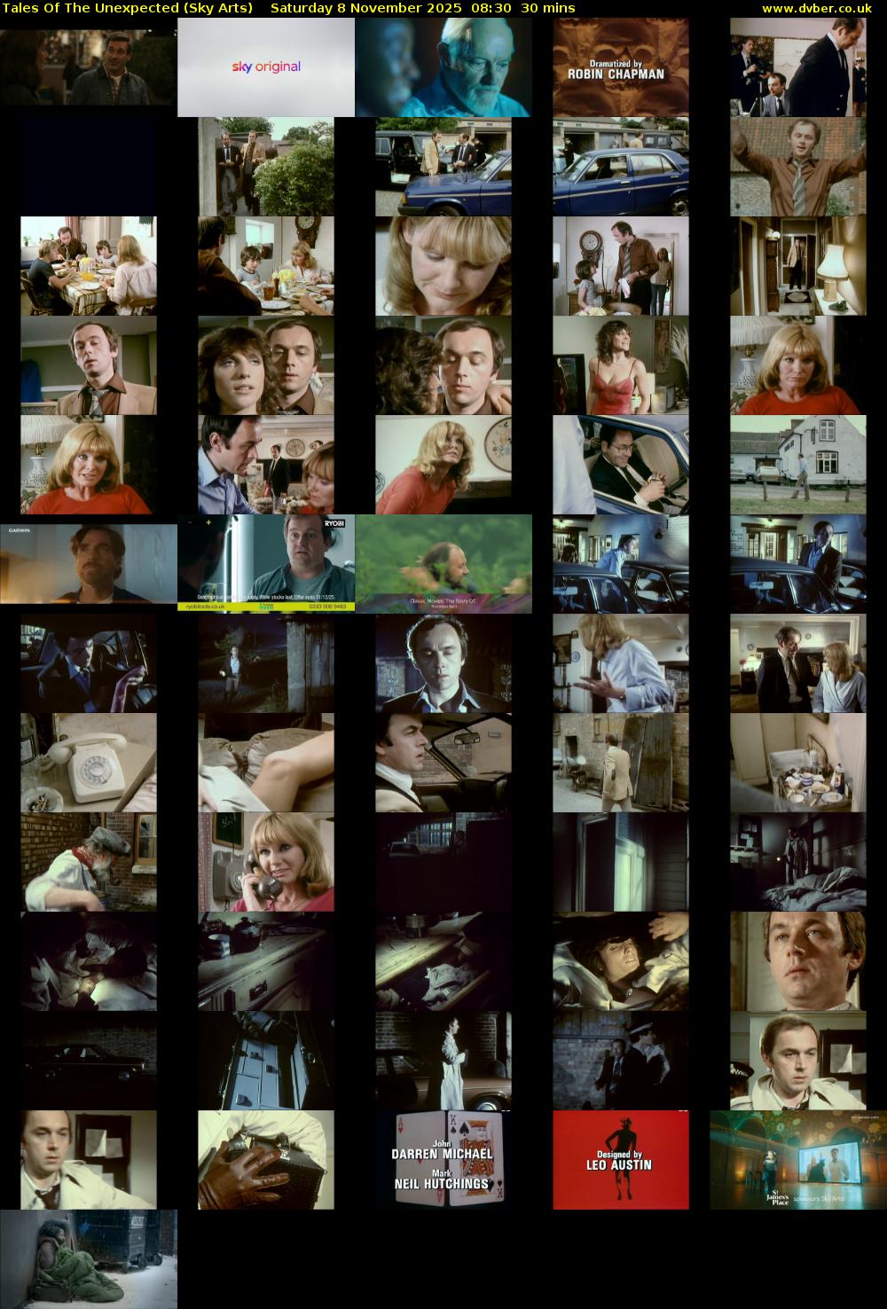 Tales Of The Unexpected (Sky Arts) Saturday 8 November 2025 08:30 - 09:00