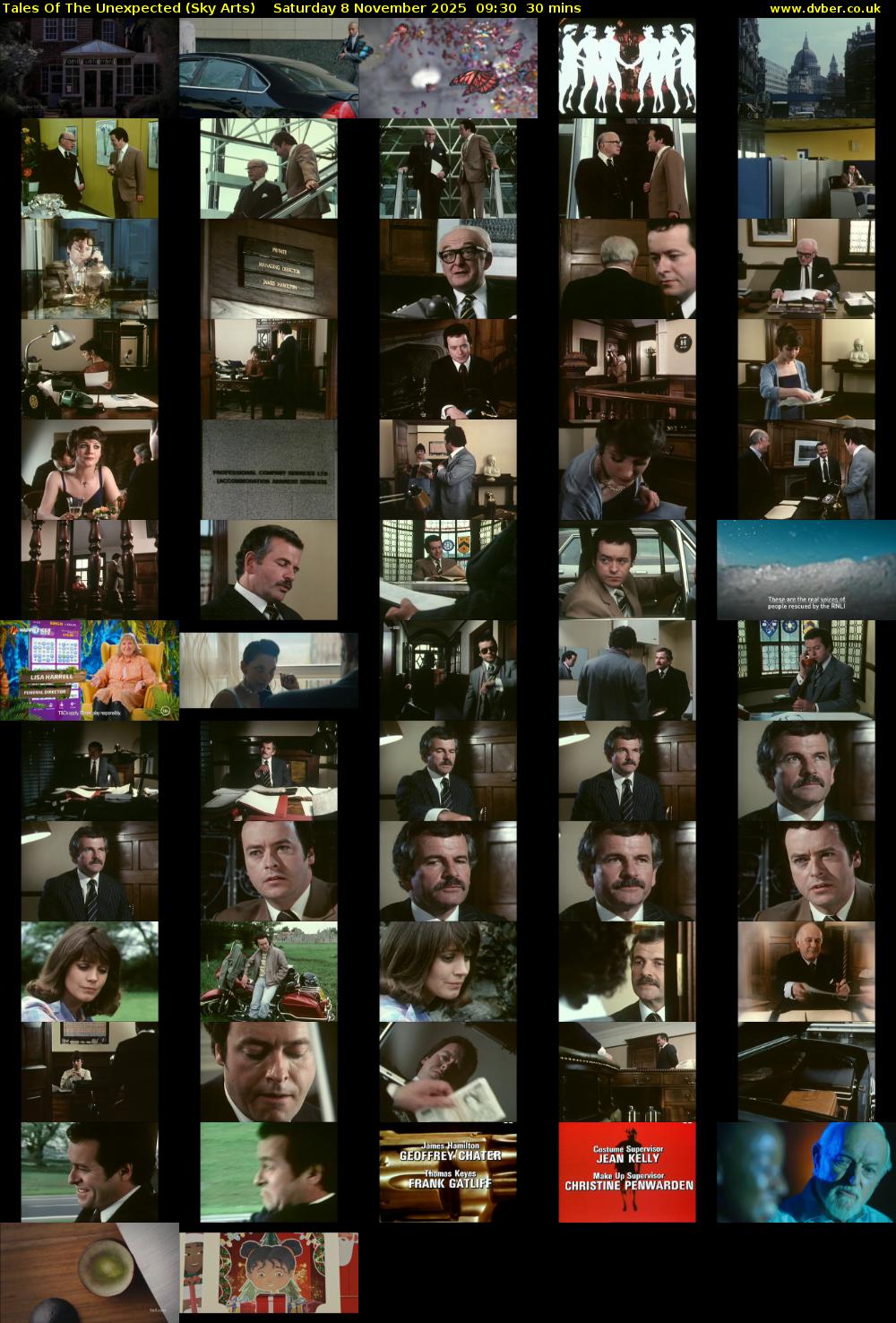 Tales Of The Unexpected (Sky Arts) Saturday 8 November 2025 09:30 - 10:00