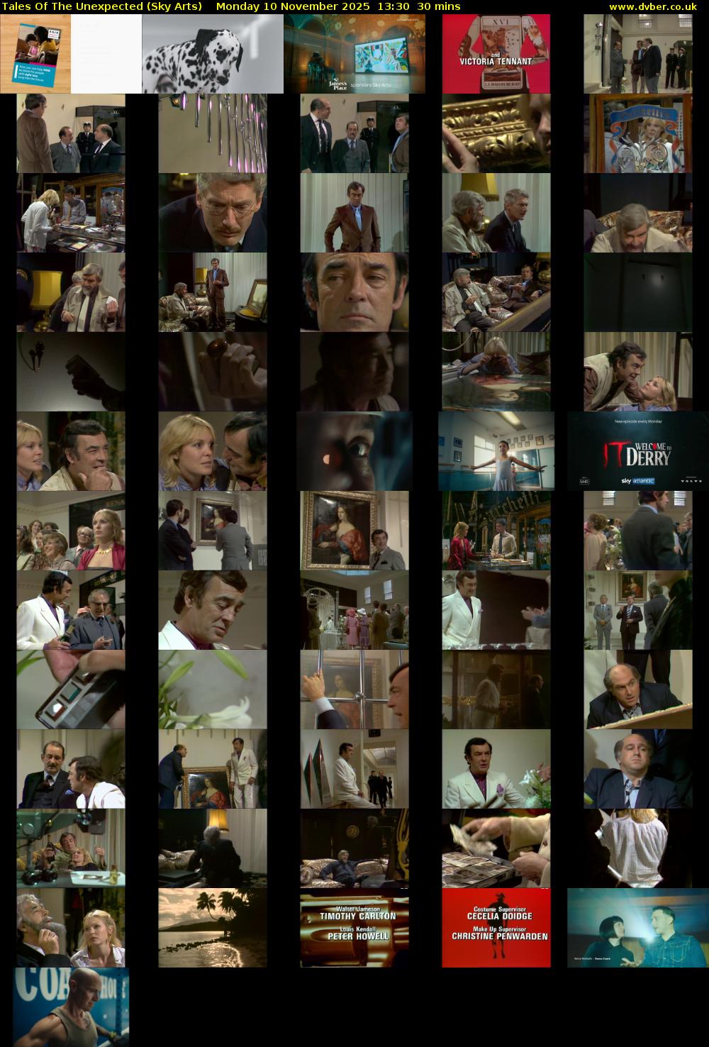 Tales Of The Unexpected (Sky Arts) Monday 10 November 2025 13:30 - 14:00