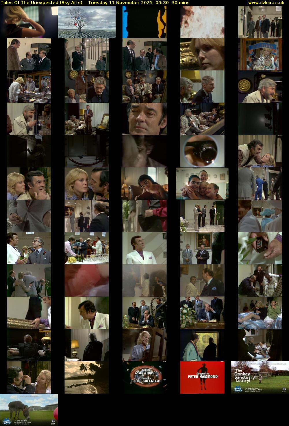 Tales Of The Unexpected (Sky Arts) Tuesday 11 November 2025 09:30 - 10:00