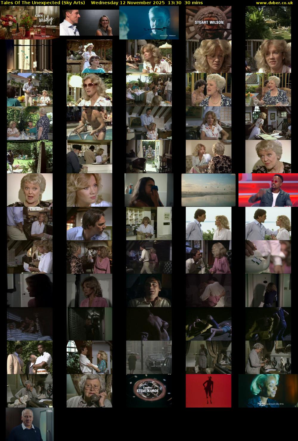 Tales Of The Unexpected (Sky Arts) Wednesday 12 November 2025 13:30 - 14:00