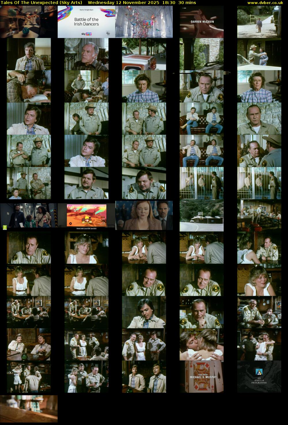 Tales Of The Unexpected (Sky Arts) Wednesday 12 November 2025 18:30 - 19:00