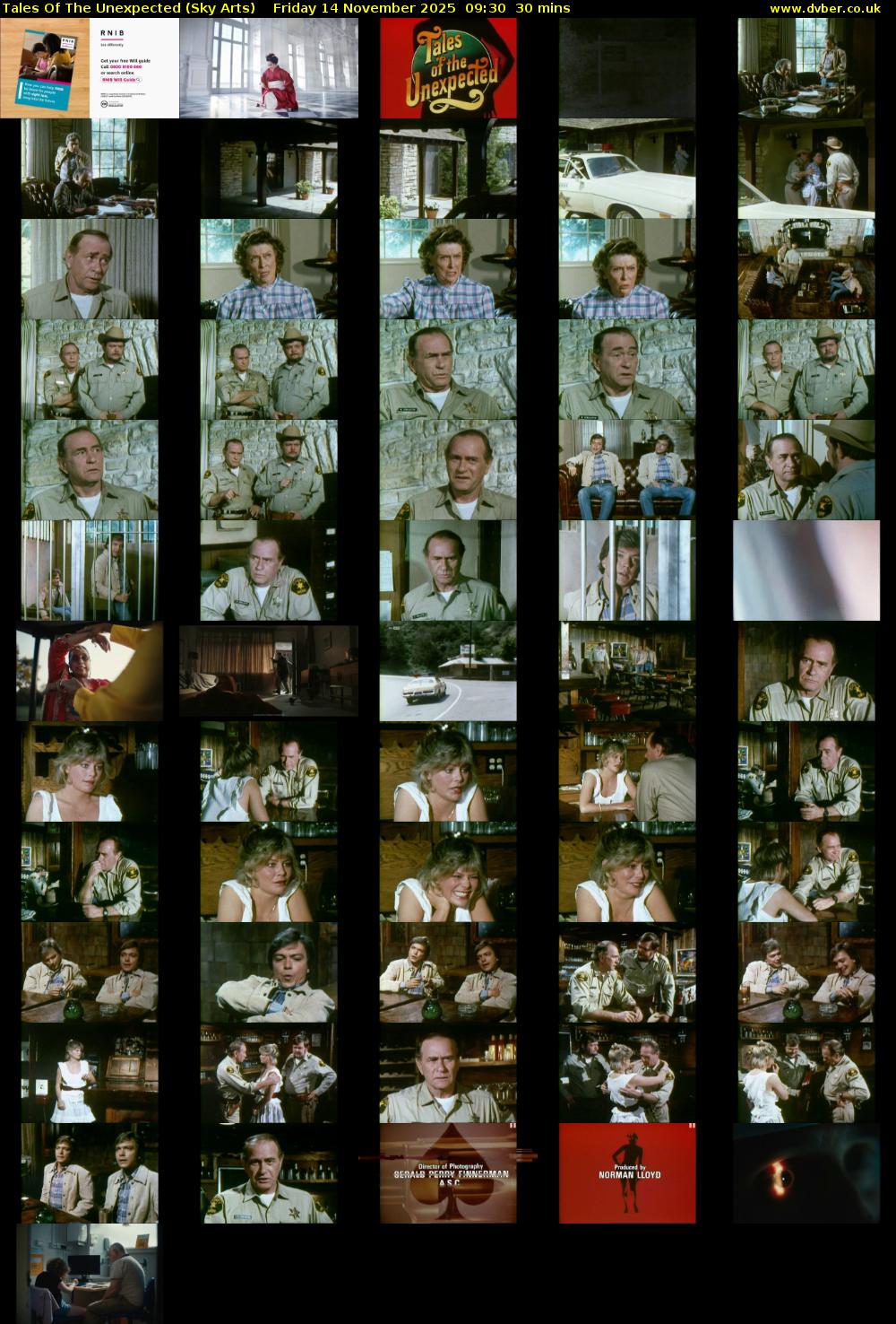 Tales Of The Unexpected (Sky Arts) Friday 14 November 2025 09:30 - 10:00