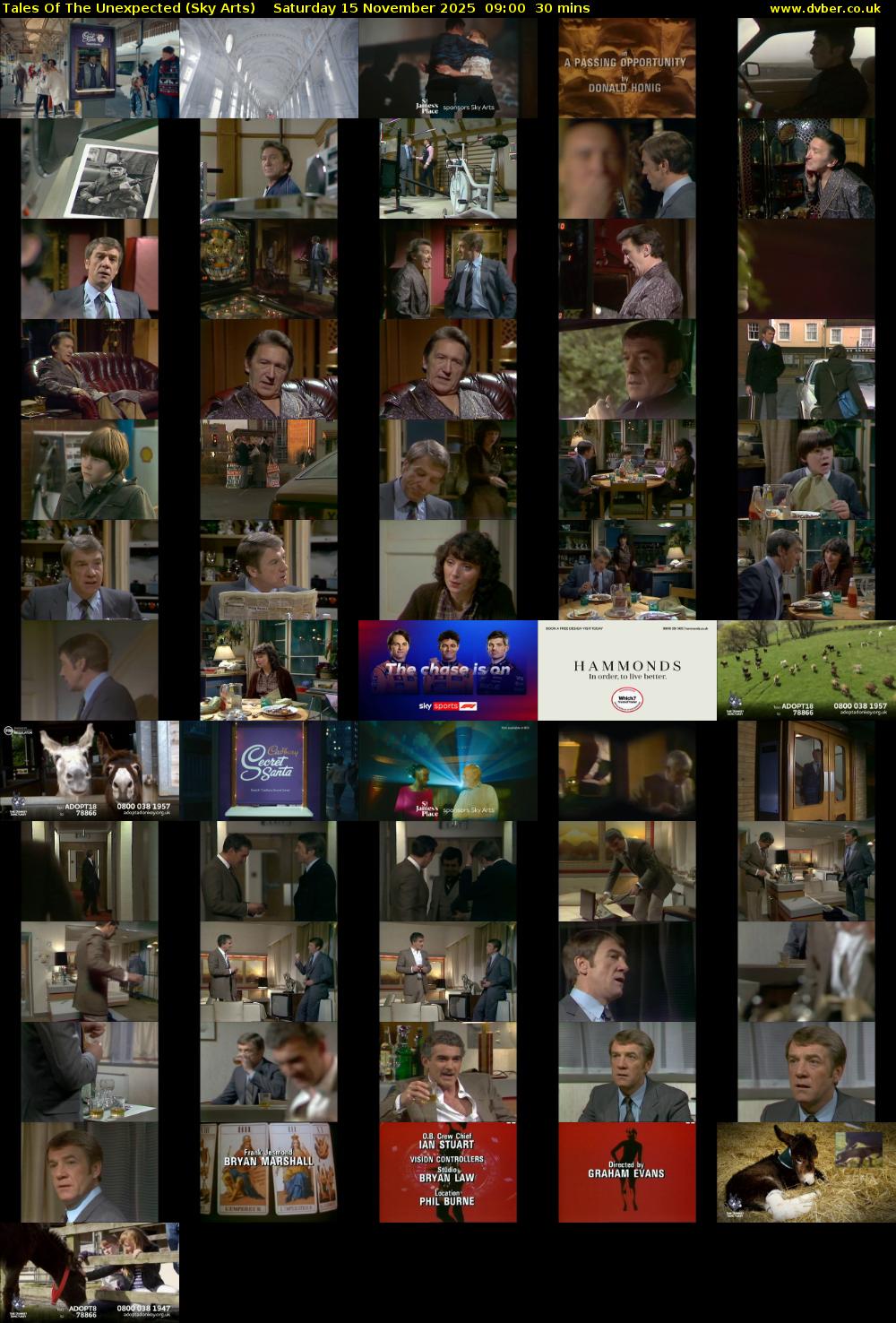 Tales Of The Unexpected (Sky Arts) Saturday 15 November 2025 09:00 - 09:30