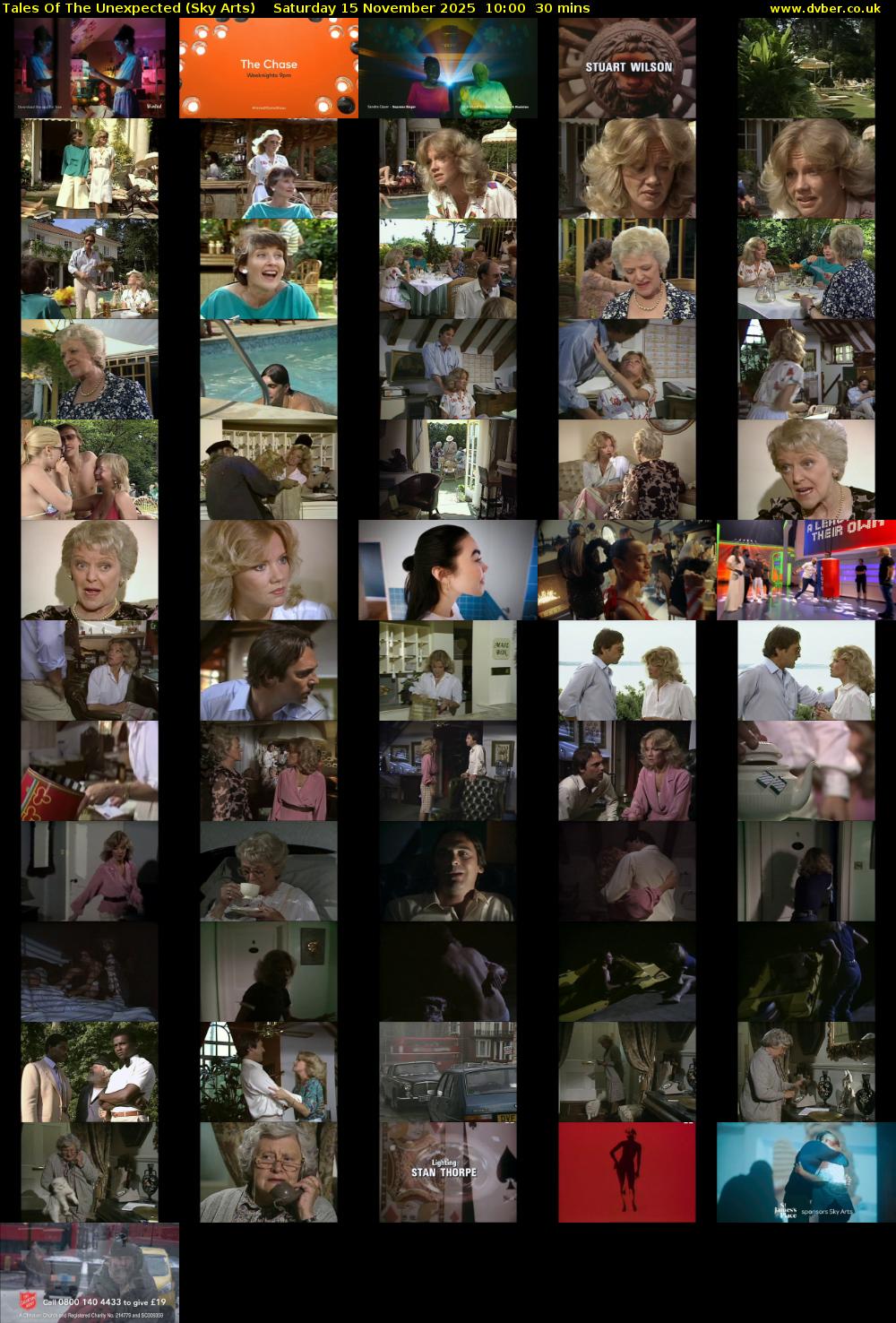 Tales Of The Unexpected (Sky Arts) Saturday 15 November 2025 10:00 - 10:30