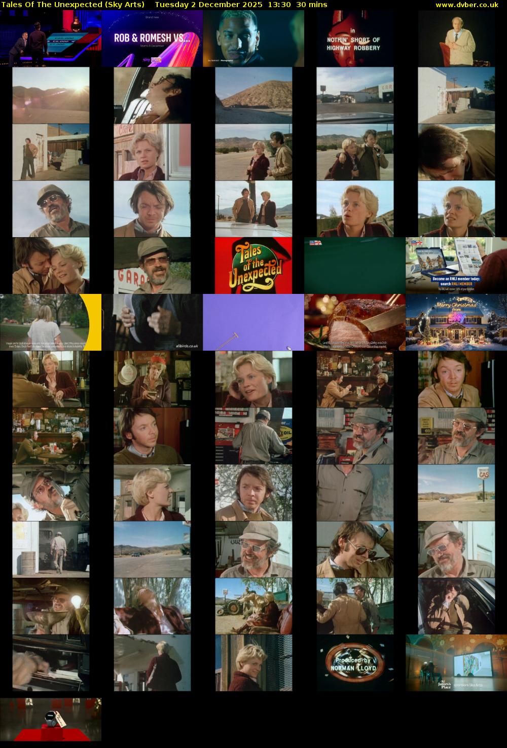 Tales Of The Unexpected (Sky Arts) Tuesday 2 December 2025 13:30 - 14:00