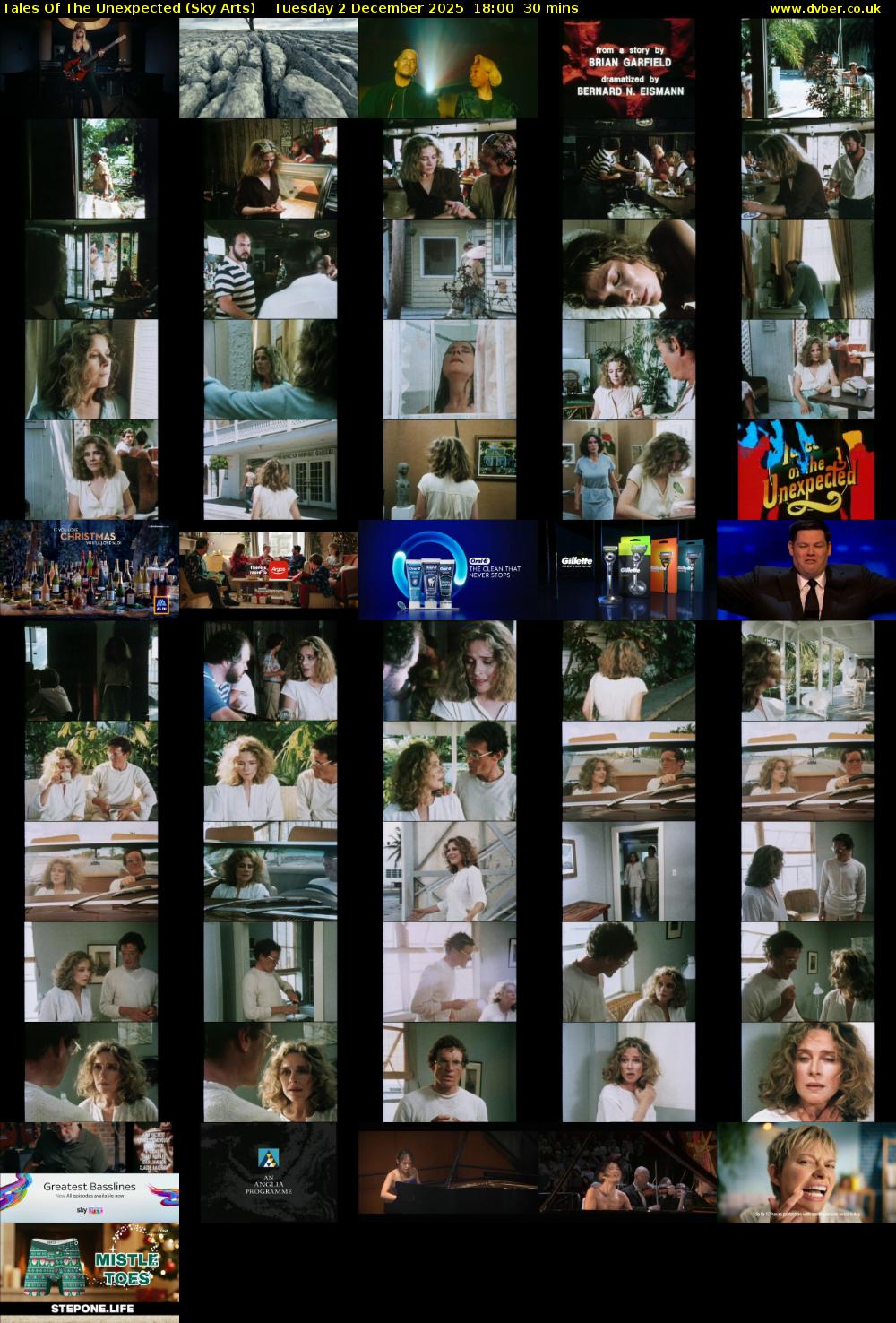 Tales Of The Unexpected (Sky Arts) Tuesday 2 December 2025 18:00 - 18:30