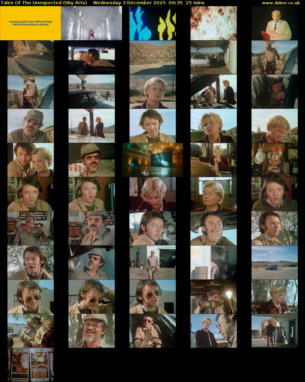 Tales Of The Unexpected (Sky Arts) Wednesday 3 December 2025 09:35 - 10:00